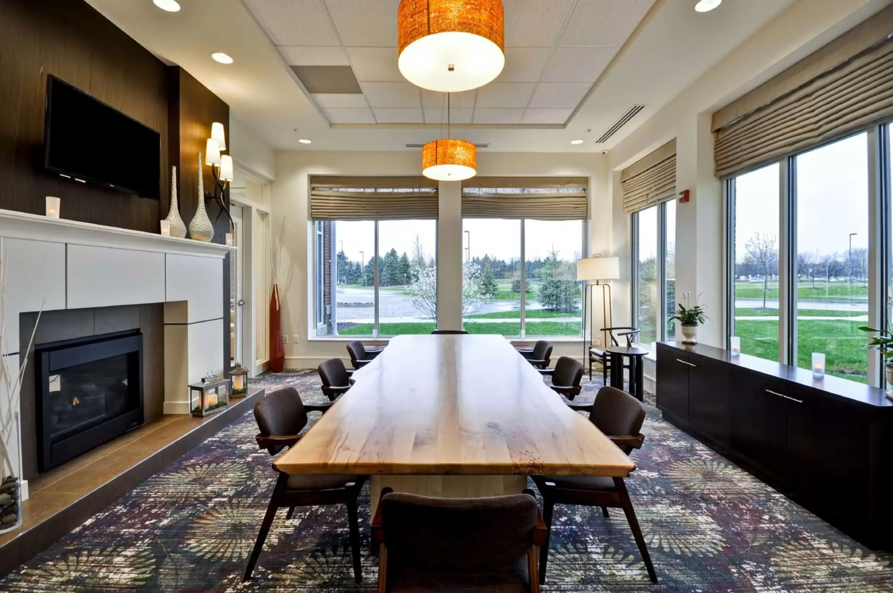 Lobby or reception in Hilton Garden Inn Detroit Troy