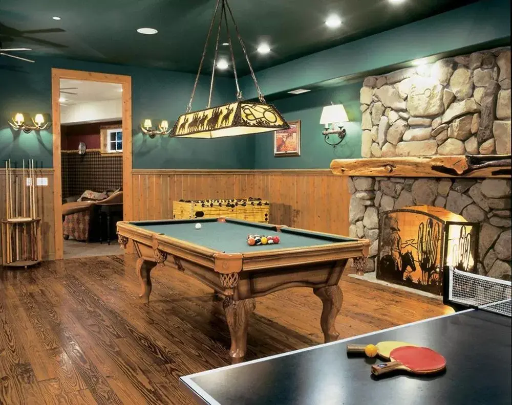 Billiards in Circle Bar B Guest Ranch