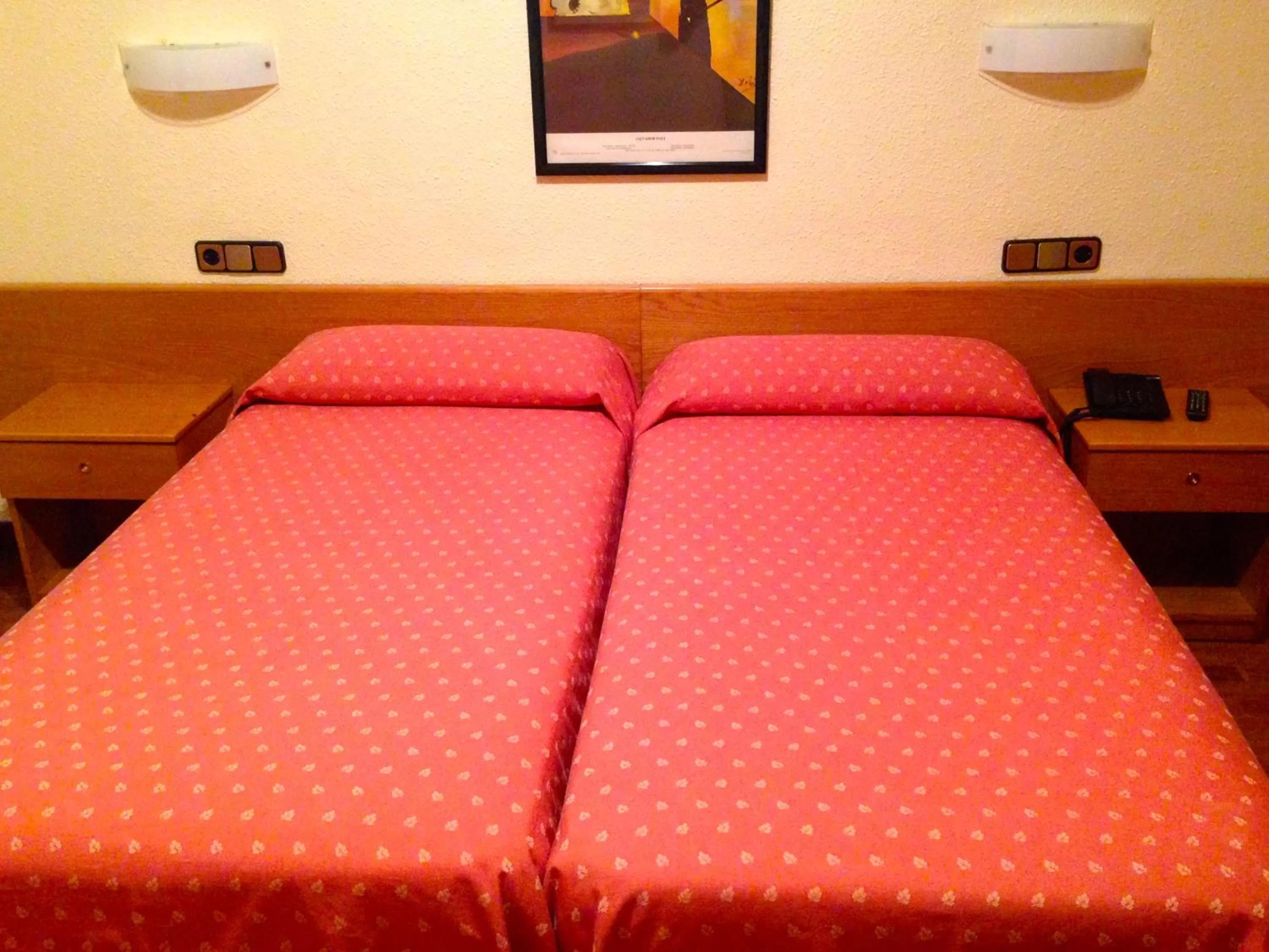 Bed in Hotel Pelayo