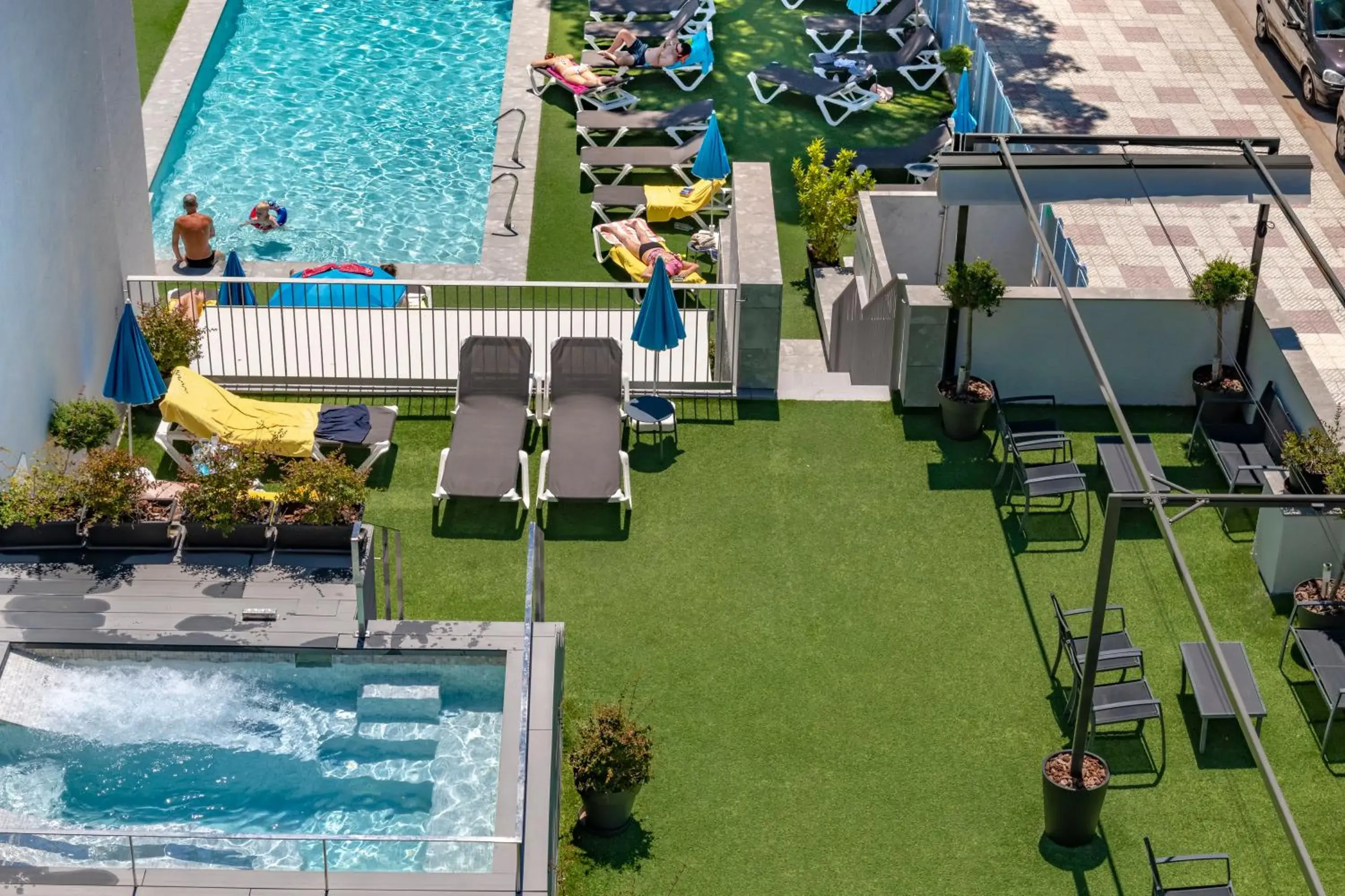 Balcony/Terrace, Pool View in GHT Sa Riera