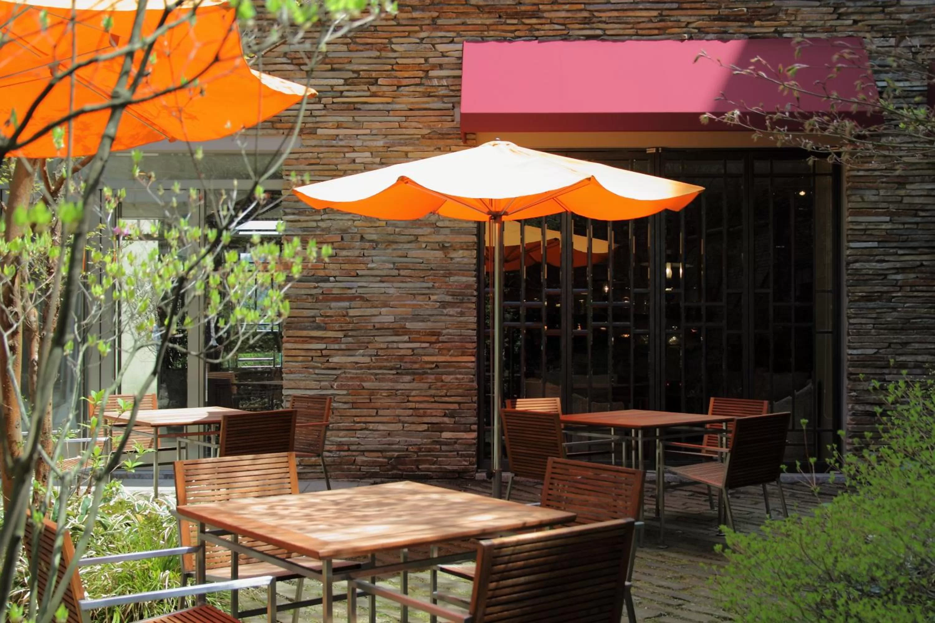 Inner courtyard view in Hyatt Regency Hakone Resort and Spa