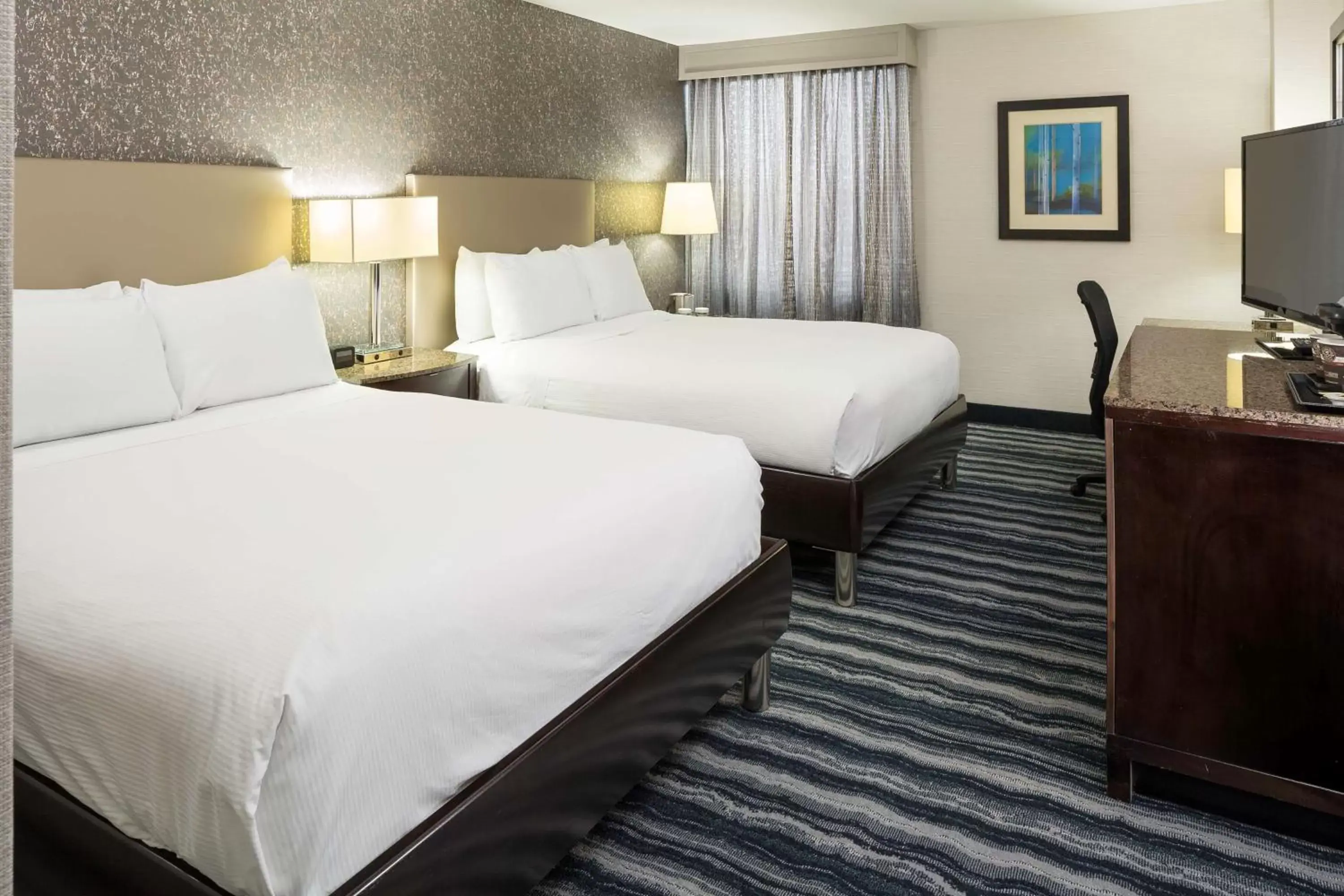 Bed in DoubleTree by Hilton Hotel Wilmington