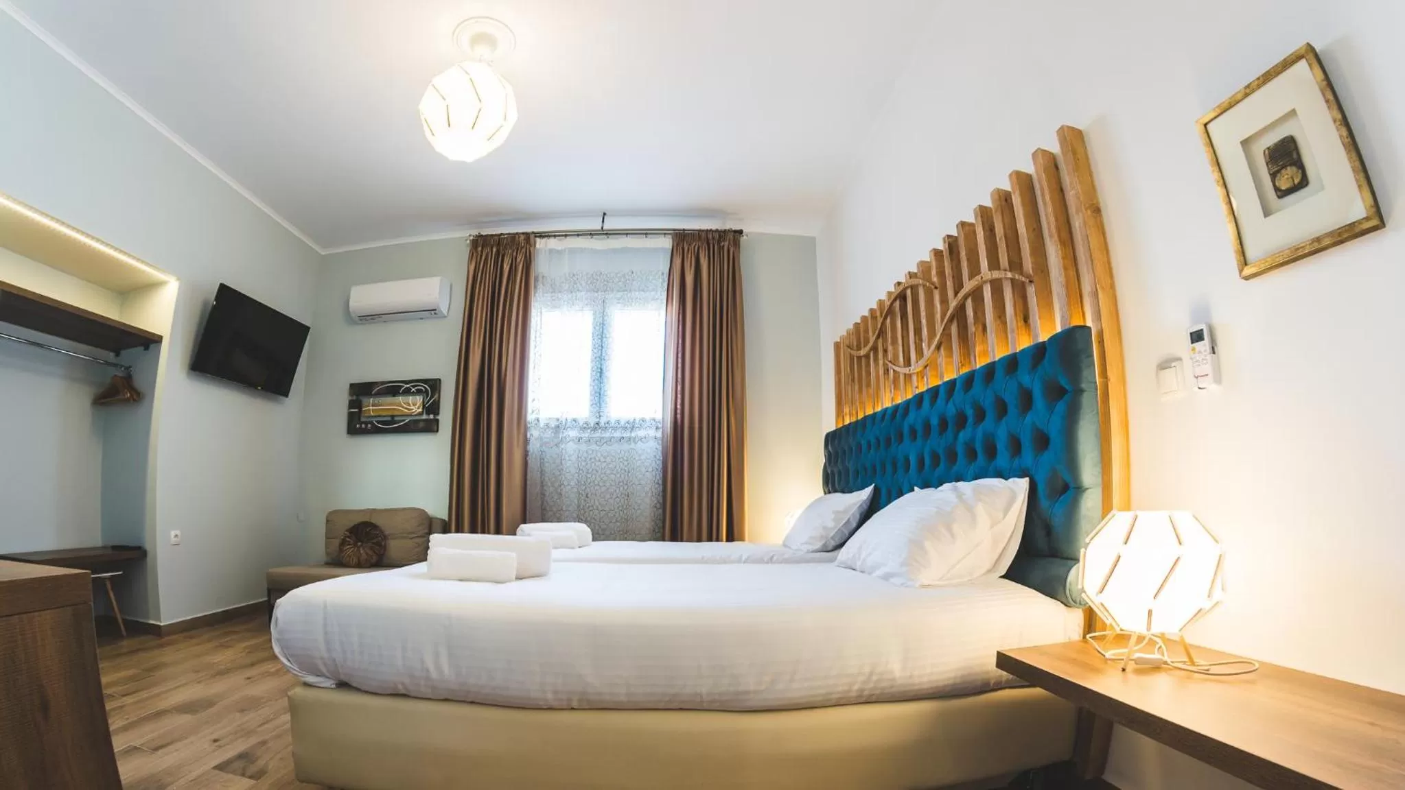 Bed in Dome Rooms Downtown