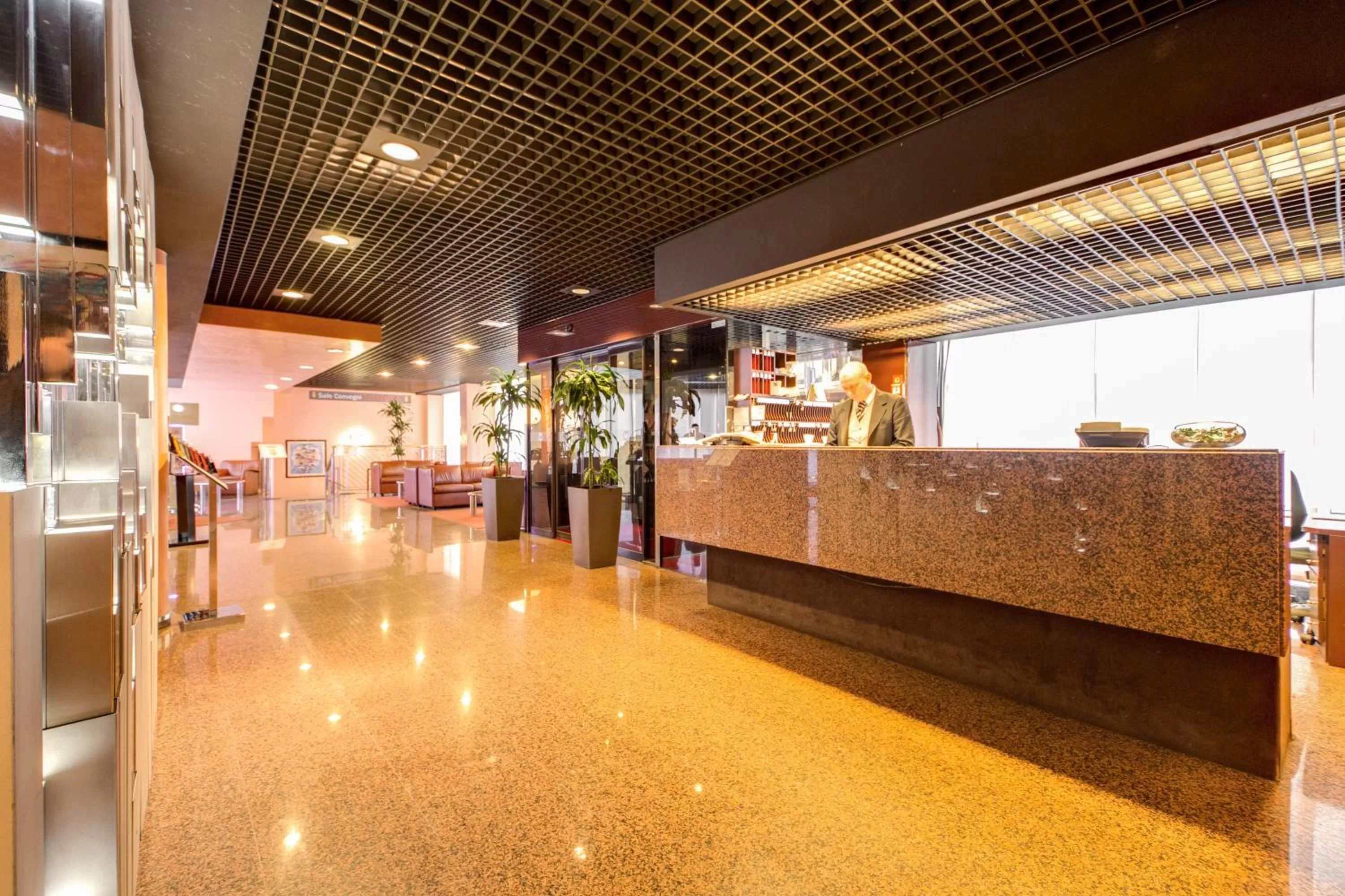 Lobby or reception in Hotel Galileo