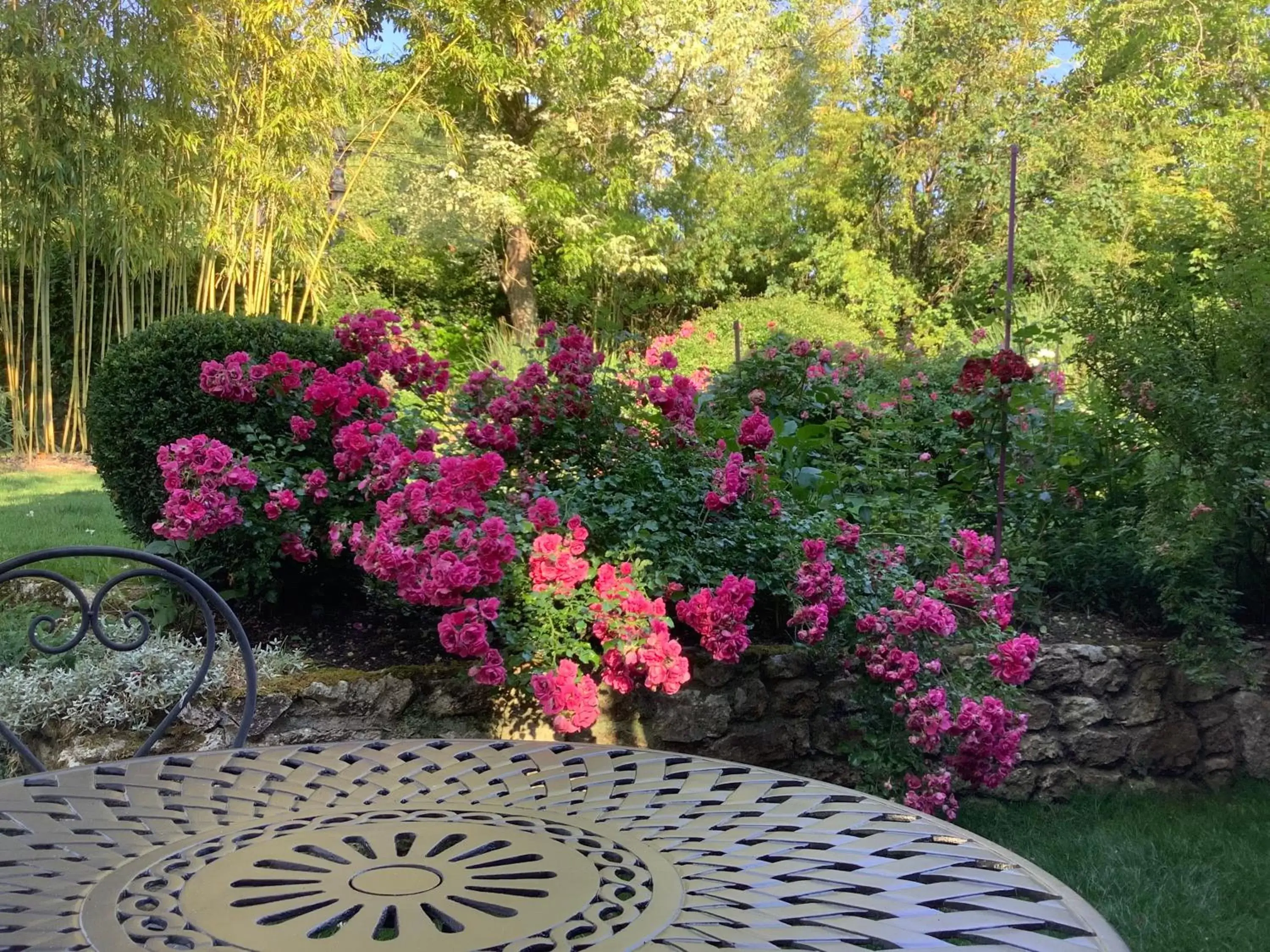 Garden view in Toute Une Histoire