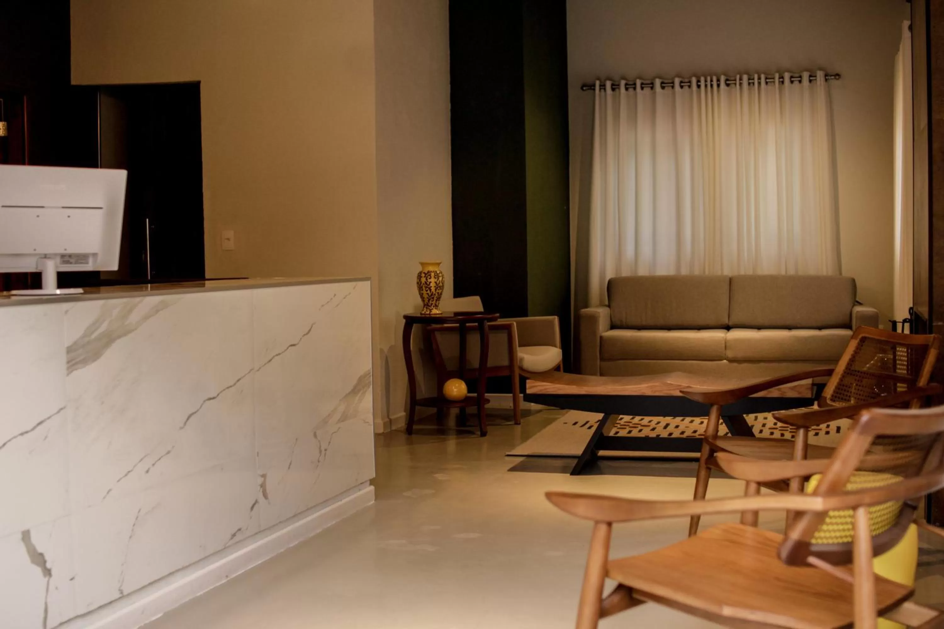 Lobby or reception in Pousada Santa Thereza