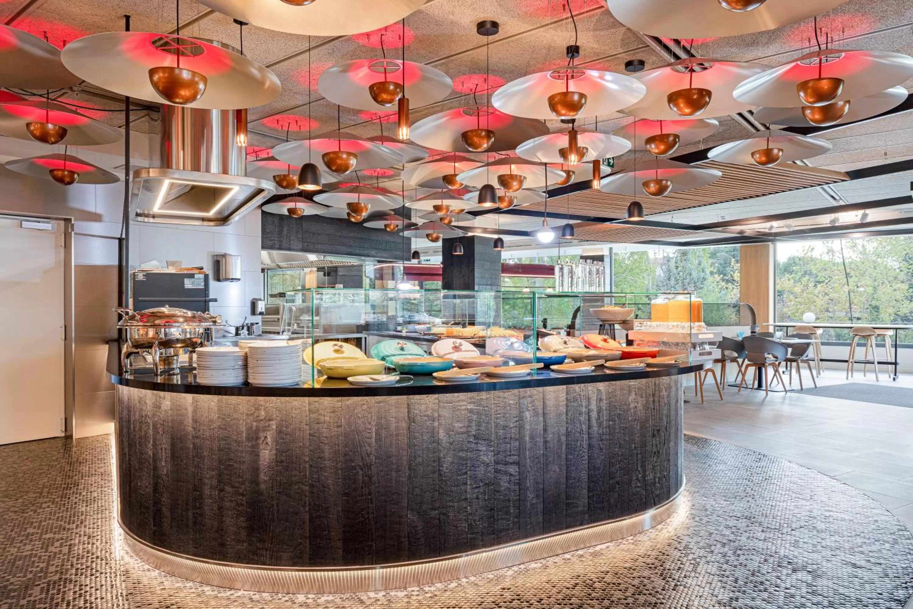 Buffet breakfast in Ibis Styles Madrid City Las Ventas