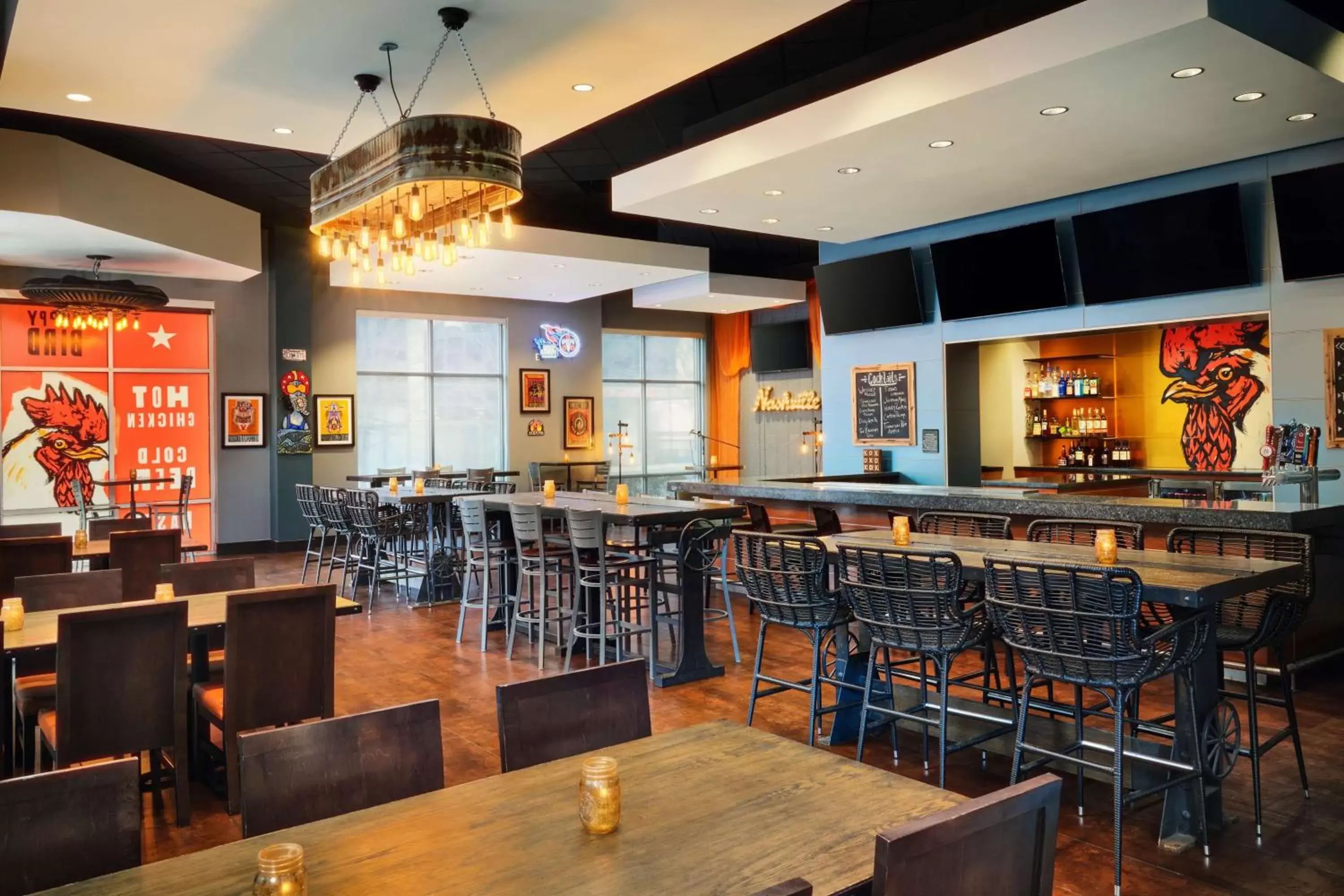 Lounge or bar, Restaurant/Places to Eat in Hilton Garden Inn Nashville Downtown/Convention Center