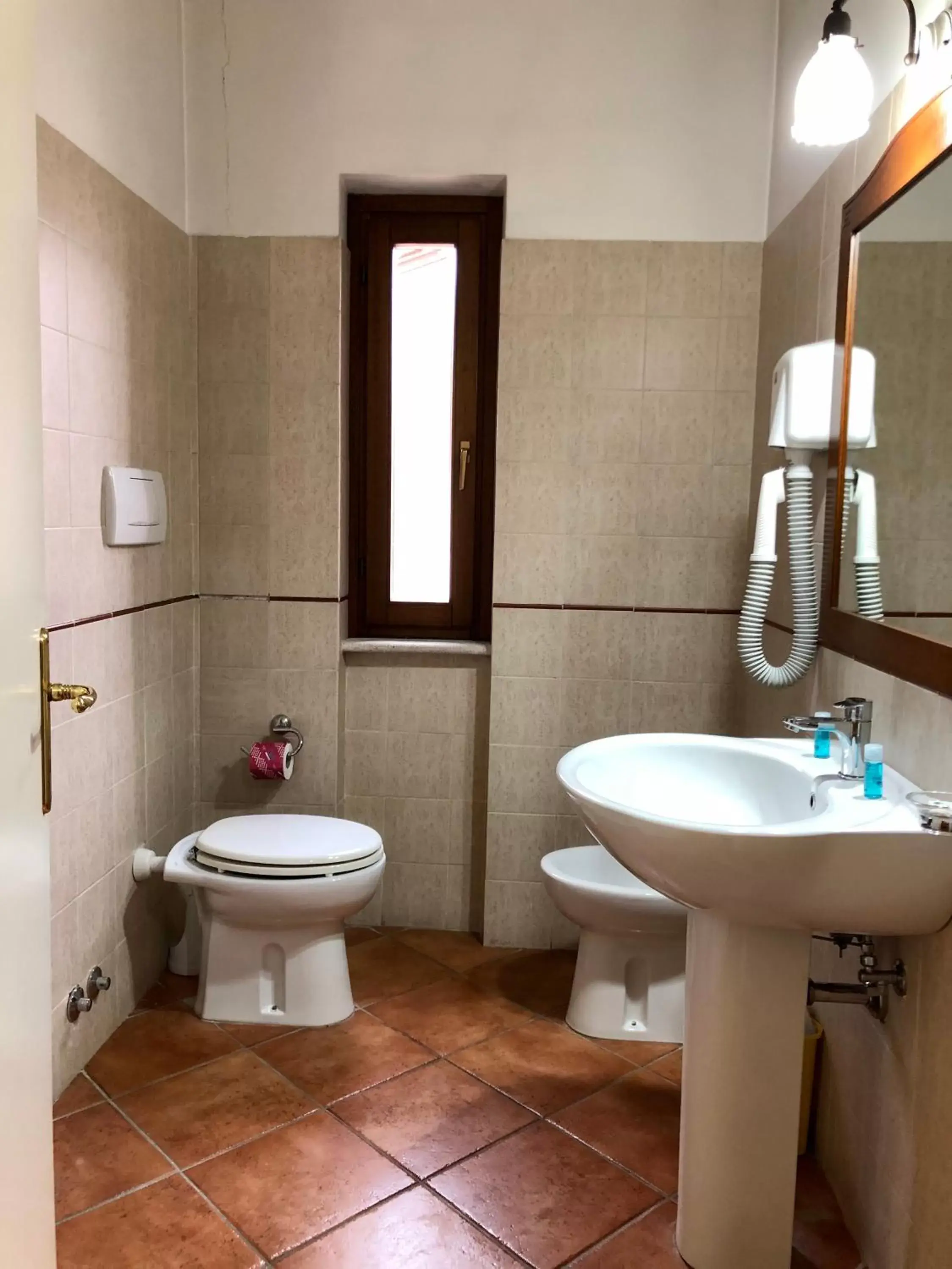 Toilet, Bathroom in Albergo Mingone