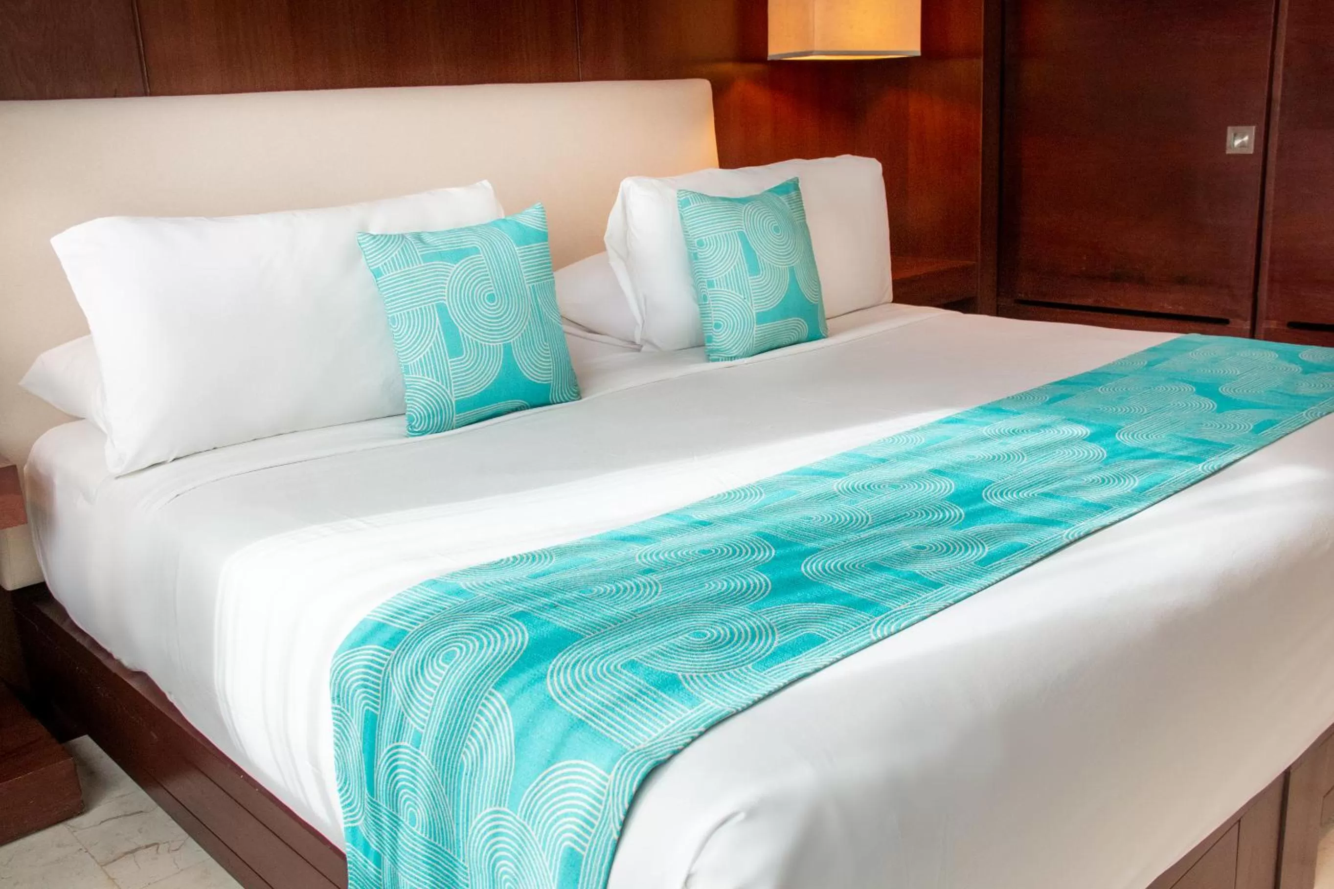 Bed in Hotel The Palm