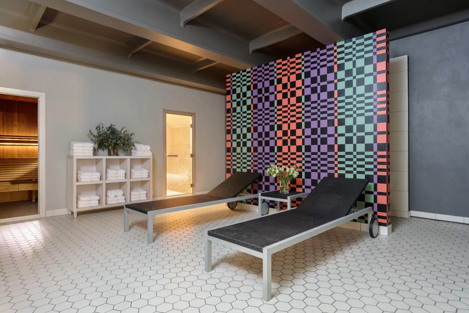 Sauna in Neiburgs Hotel