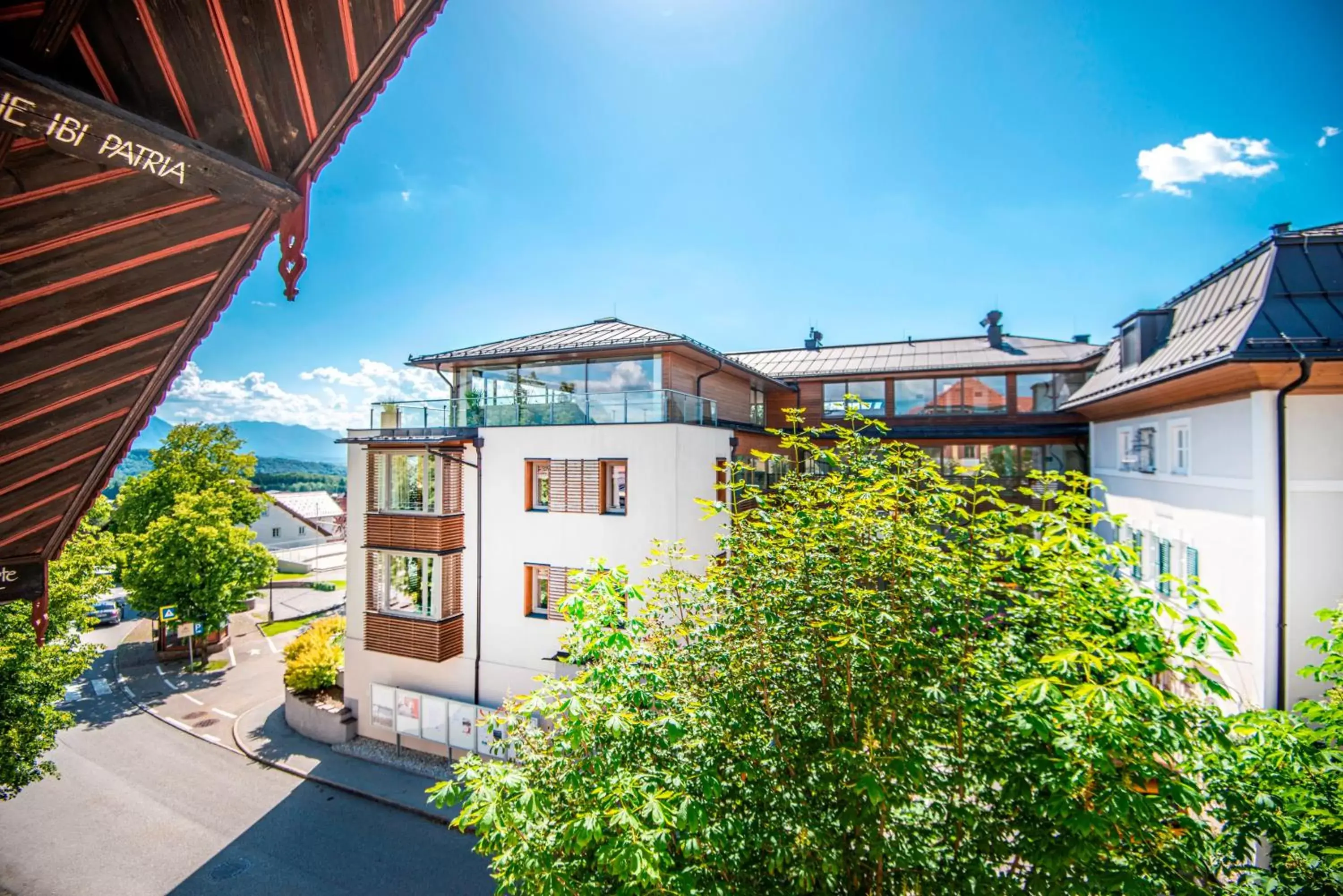 Bird's eye view, Property Building in Romantik Spa Hotel Elixhauser Wirt