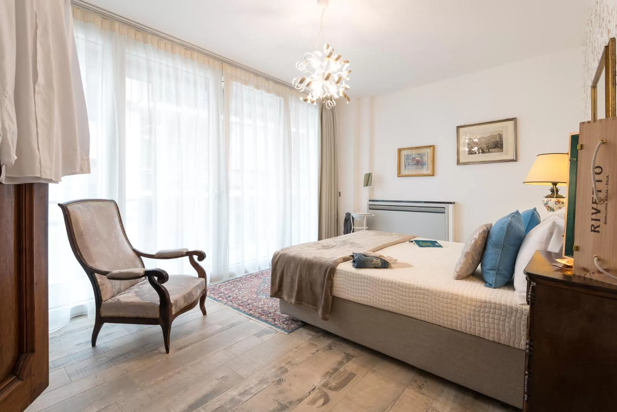 Bed in Rivetto Suites