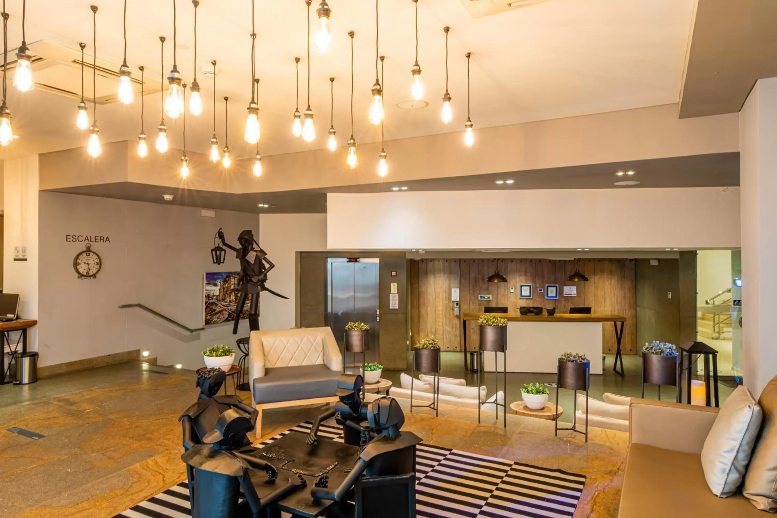 Lobby or reception in GHL San Lazaro Art Hotel