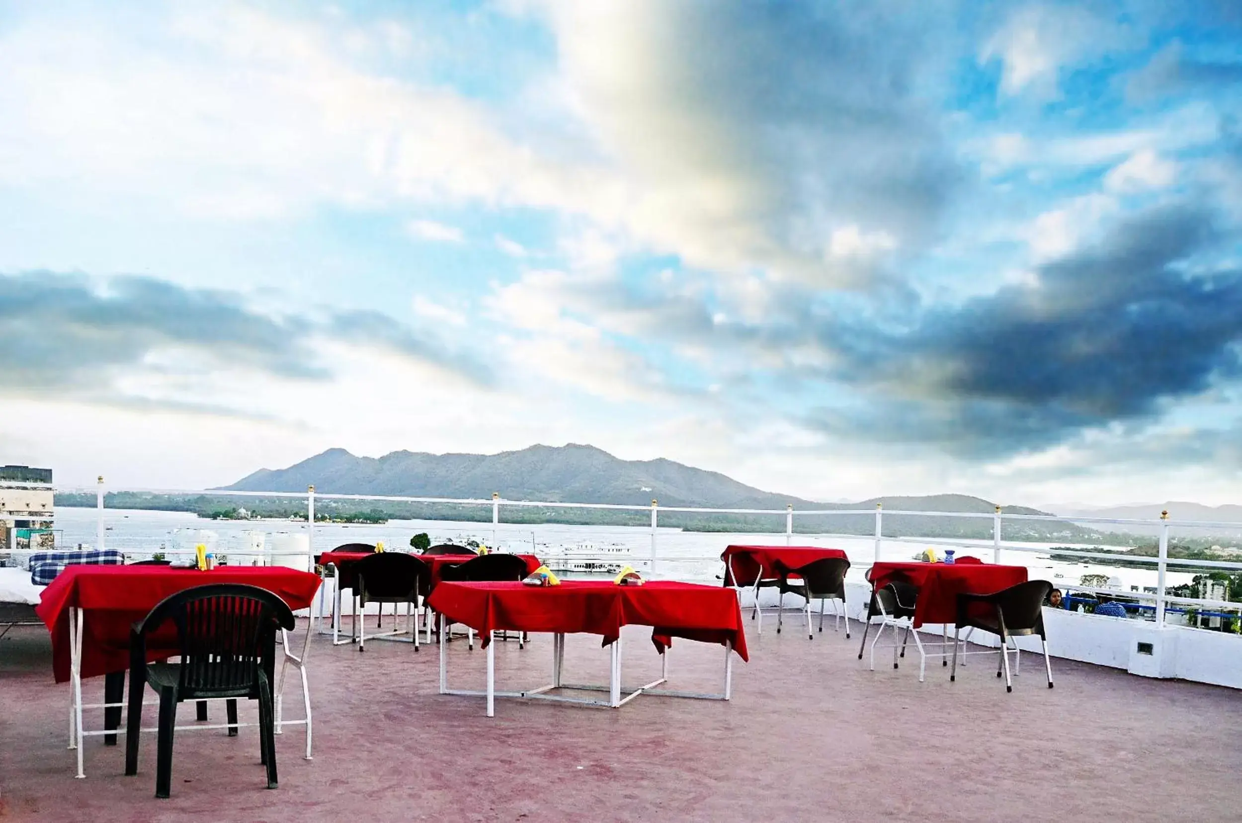 Continental breakfast in The Lake View Hotel- On Lake Pichola Continental breakfast in The Lake View Hotel- On Lake Pichola
