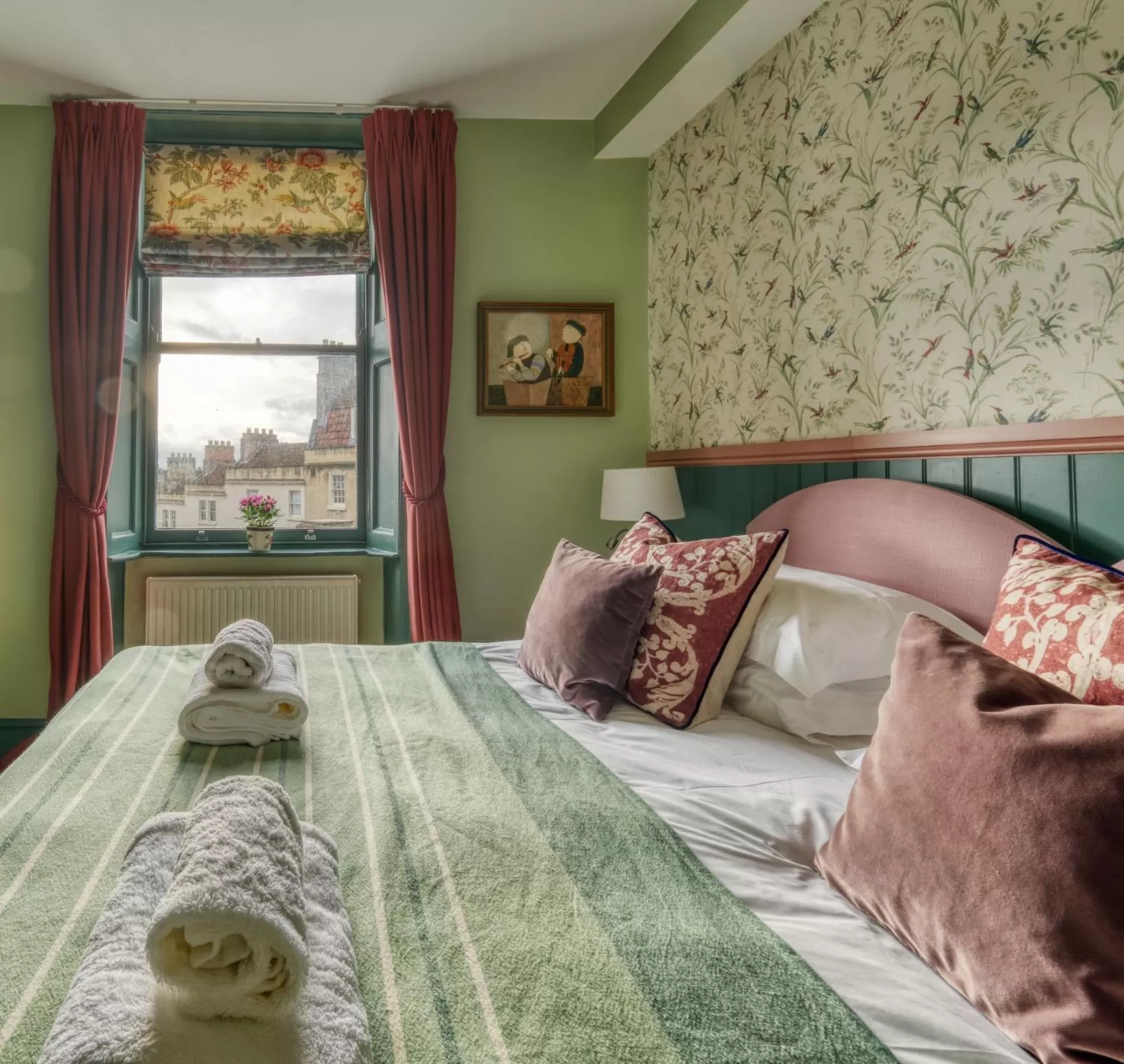 View (from property/room), Bed in Hill House