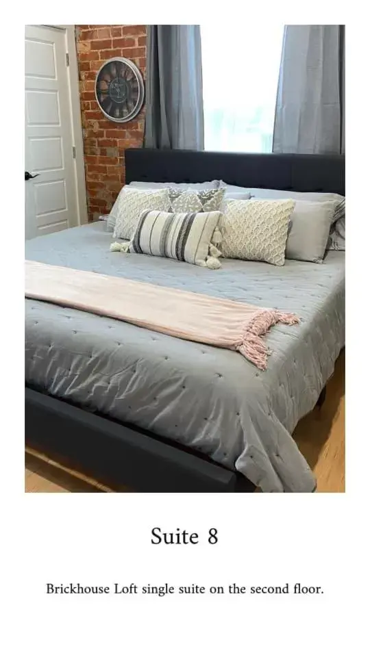 Bed in Brickhouse Loft - a boutique hotel