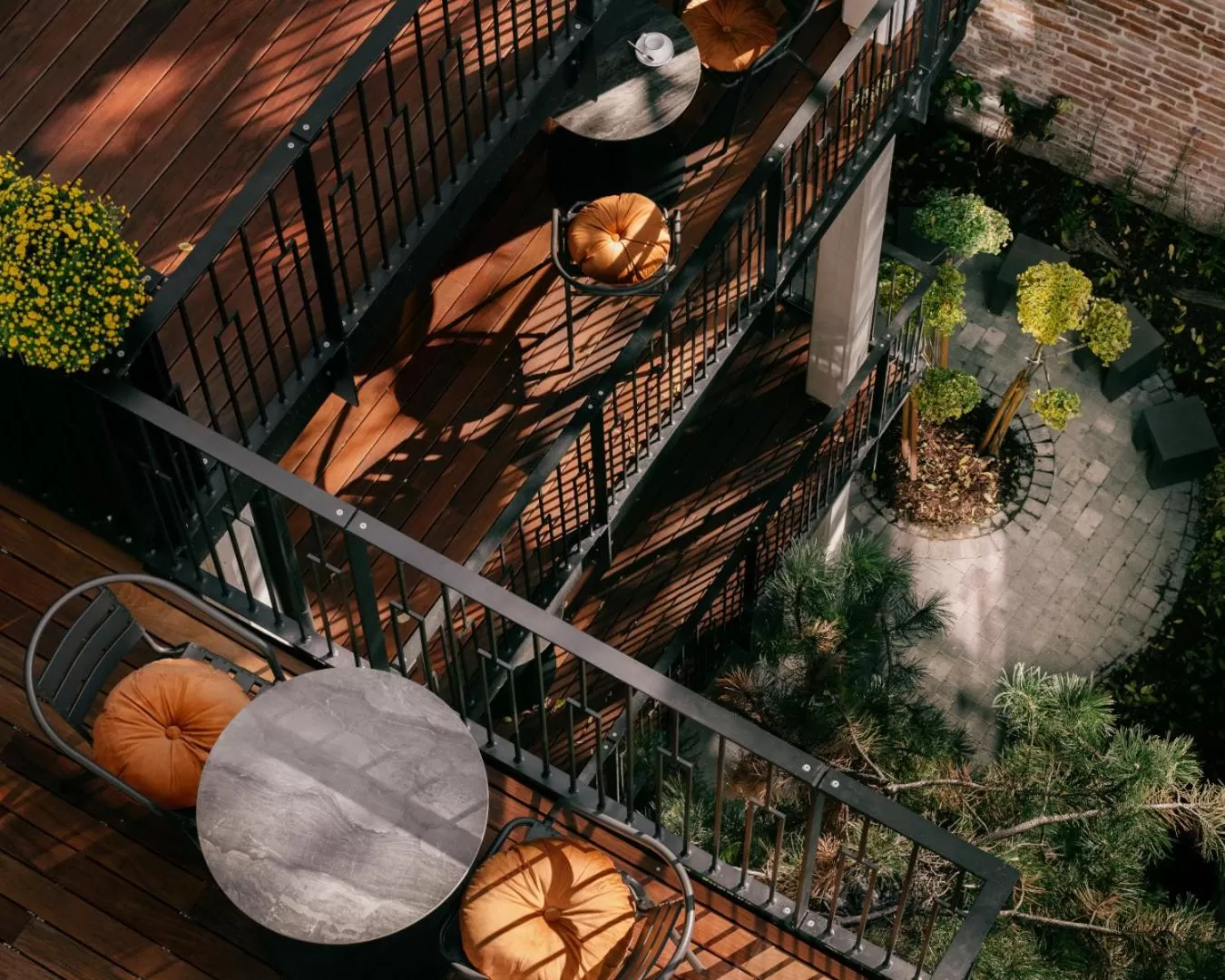 Balcony/Terrace in WELTWIEN Luxury Art Apartments & Free Parking