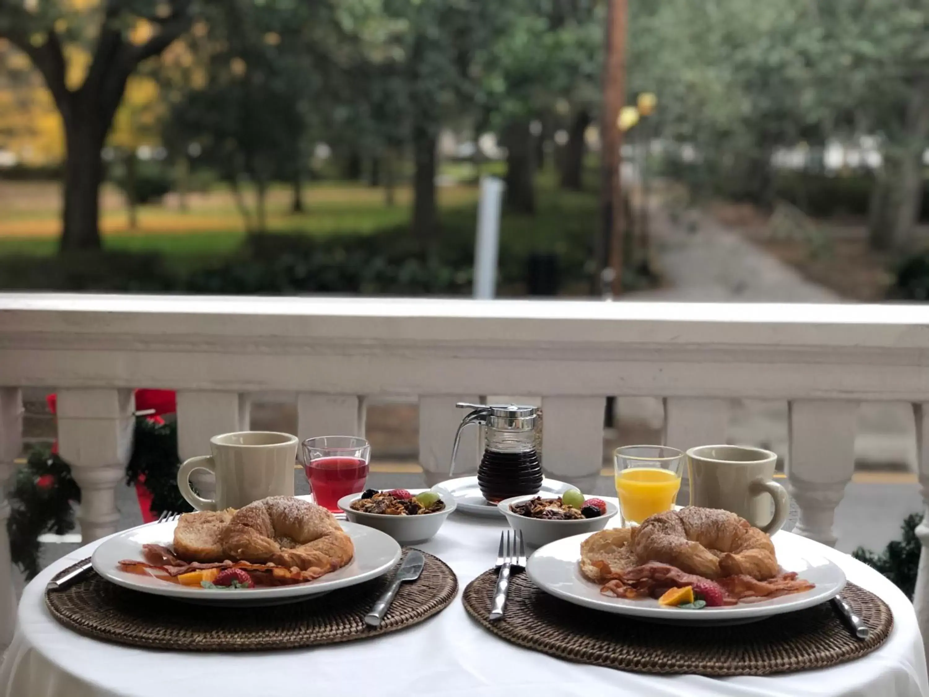 Food close-up, Breakfast in Forsyth Park Inn