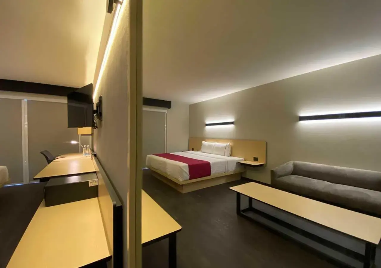 Bed in Hotel MX cuautitlan