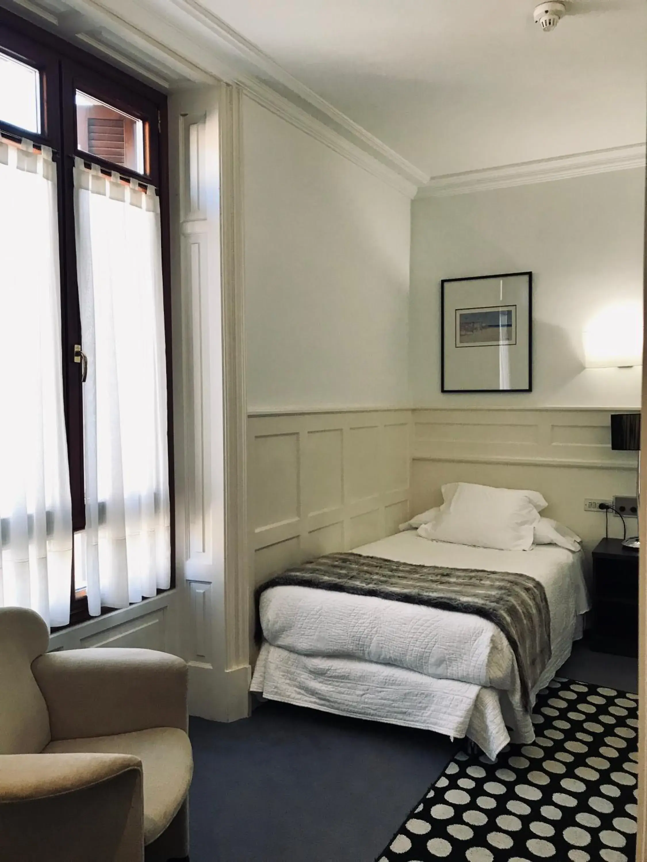 Bed in Hotel Olajauregi
