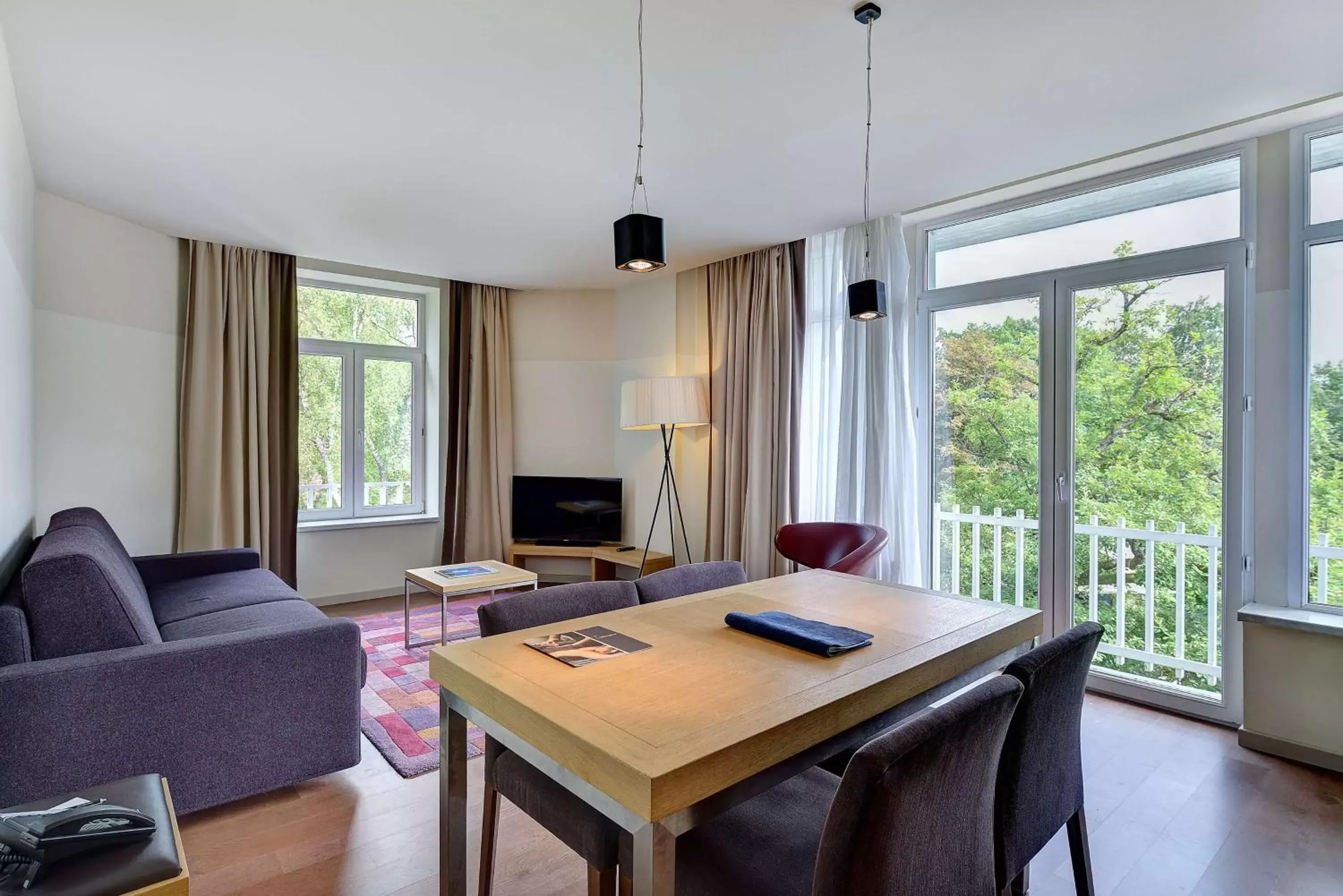 Living room, Dining Area in Radisson BLU Balmoral