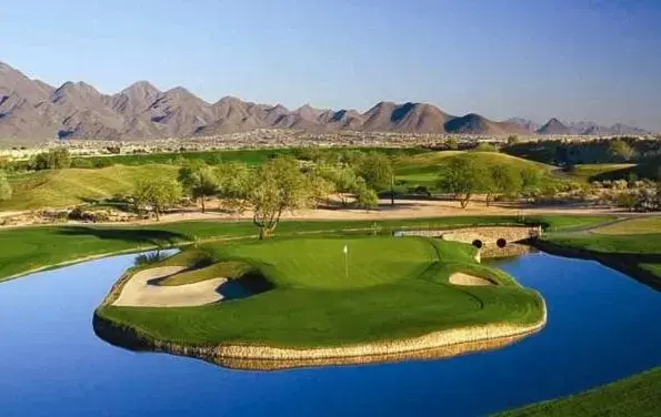 Golfcourse in Fairmont Scottsdale Princess