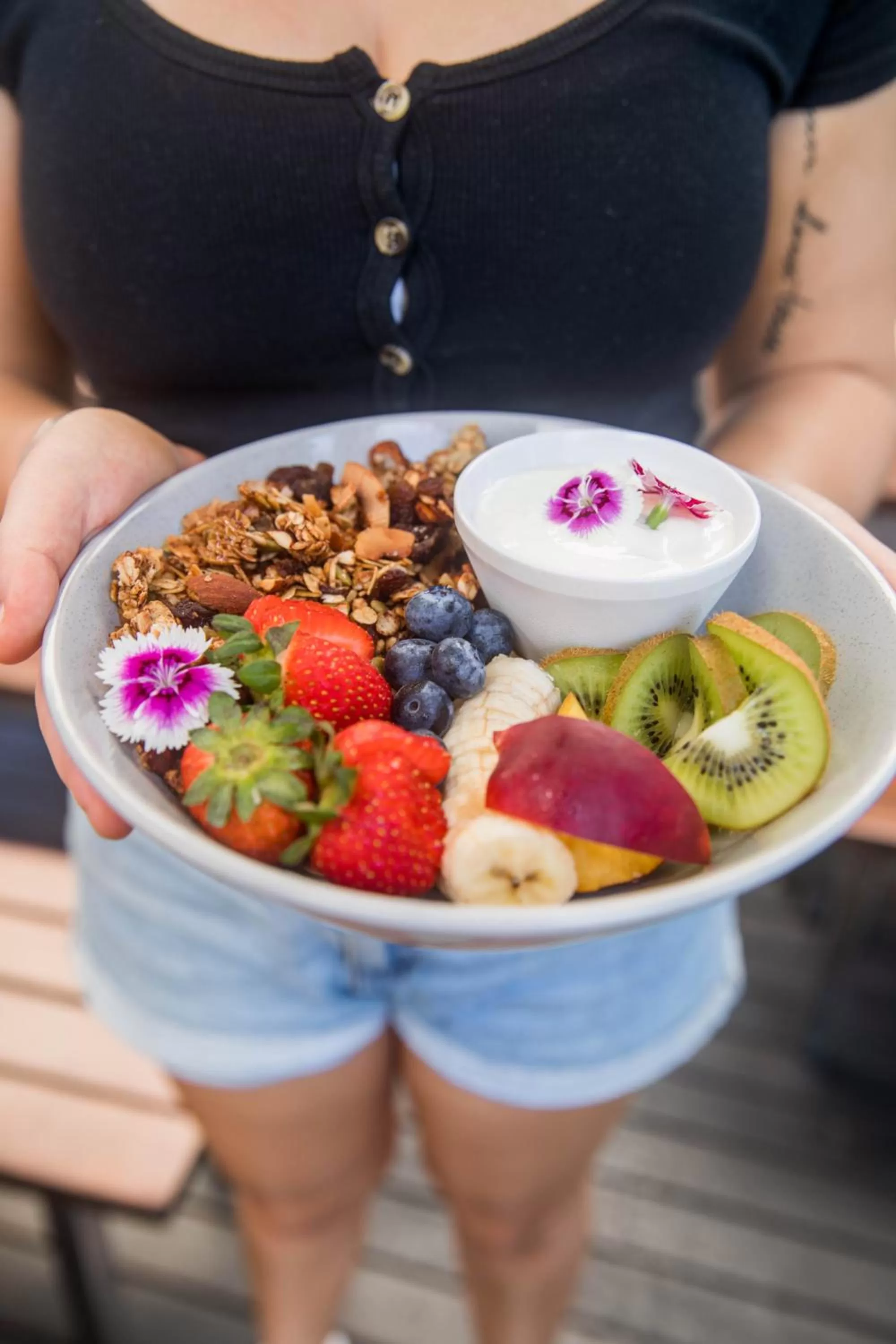 Breakfast in The Park Hotel Motel, Suffolk Park