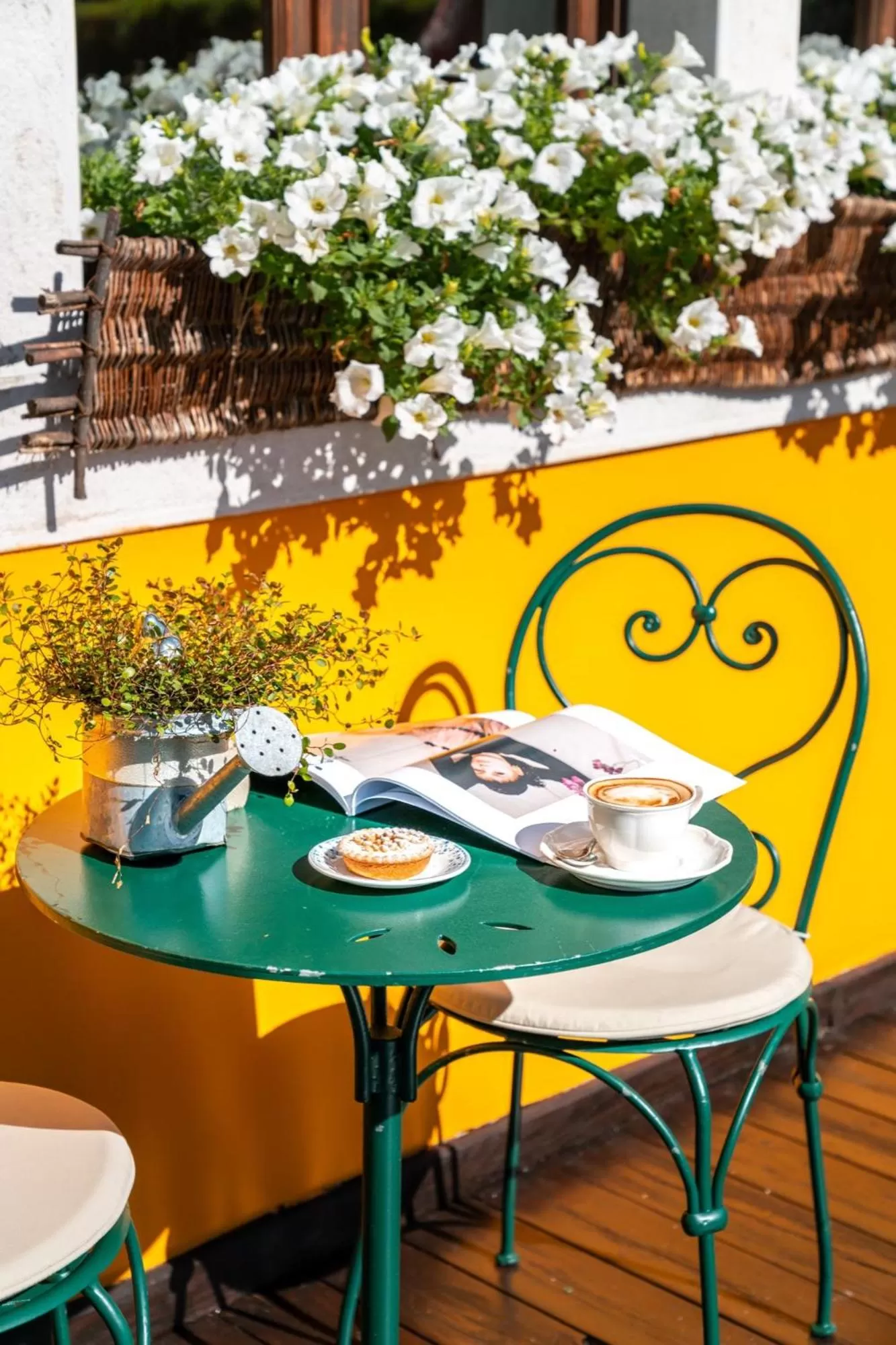 Balcony/Terrace in Ambra Cortina Luxury&Fashion Hotel