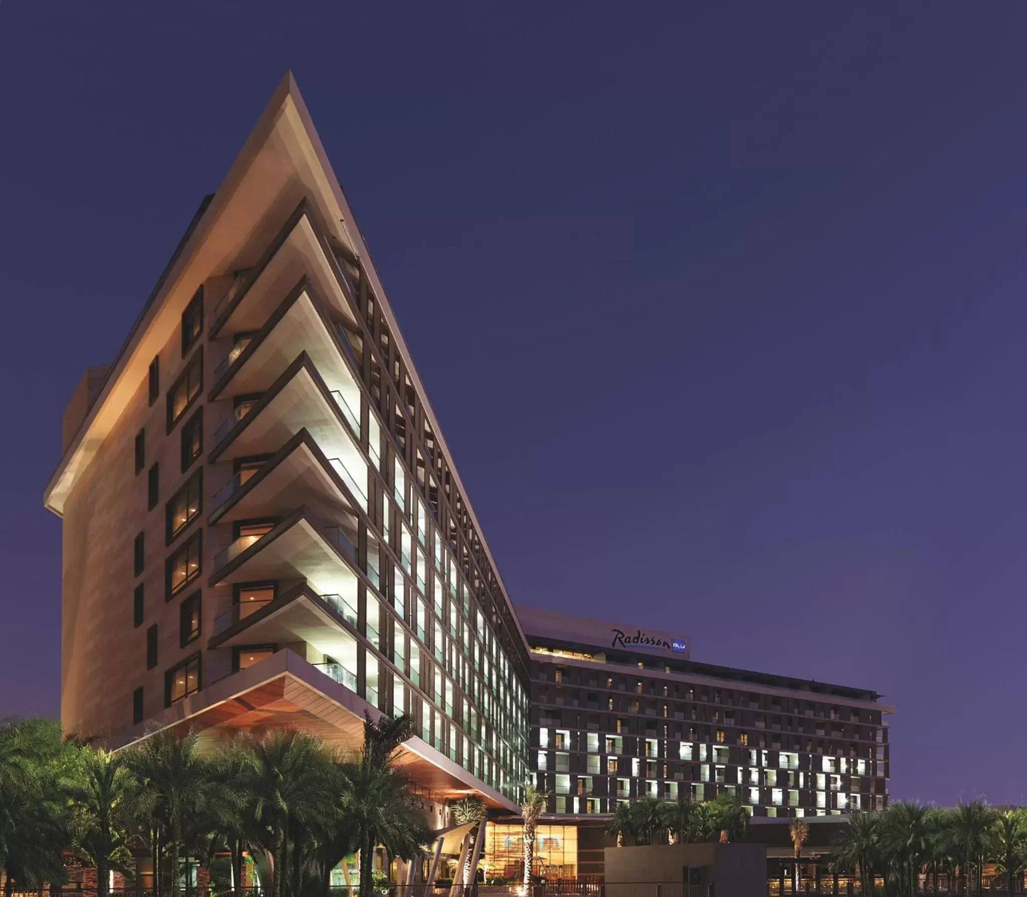 Facade/entrance, Property Building in Radisson Blu Hotel, Abu Dhabi Yas Island