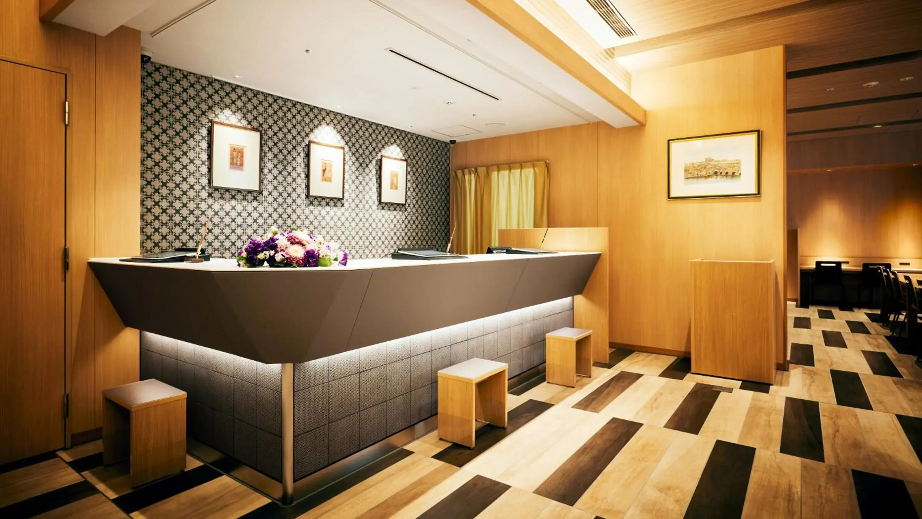 Lobby or reception in Hotel Monte Hermana Tokyo
