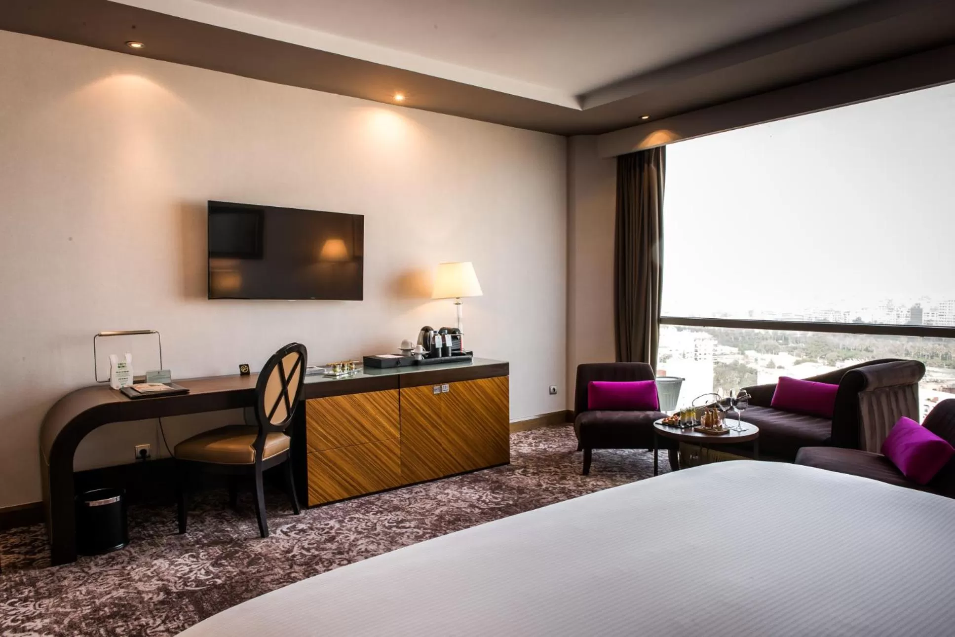 Bed in Kenzi Tower Hotel