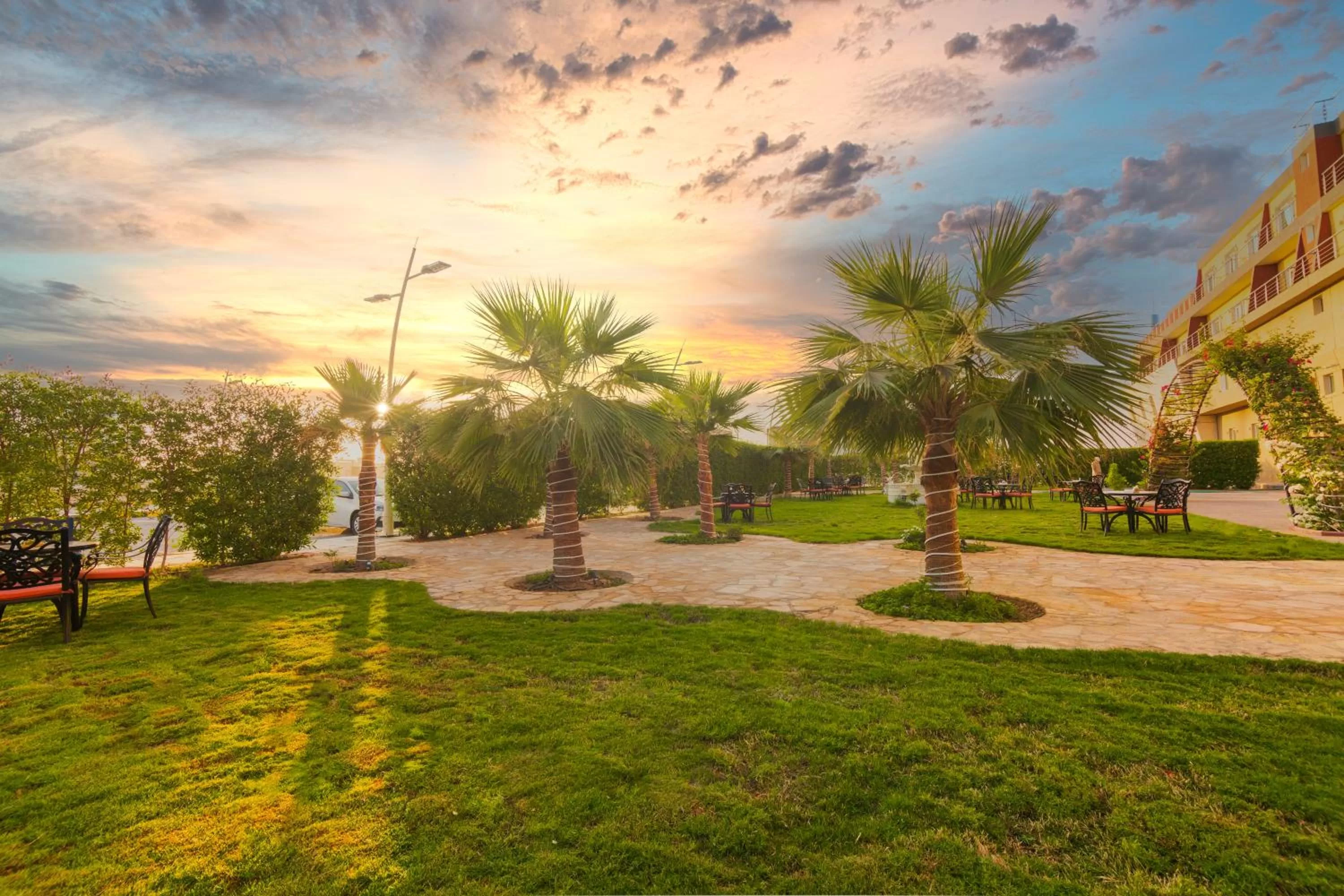 Garden in Golden Ship Hotel