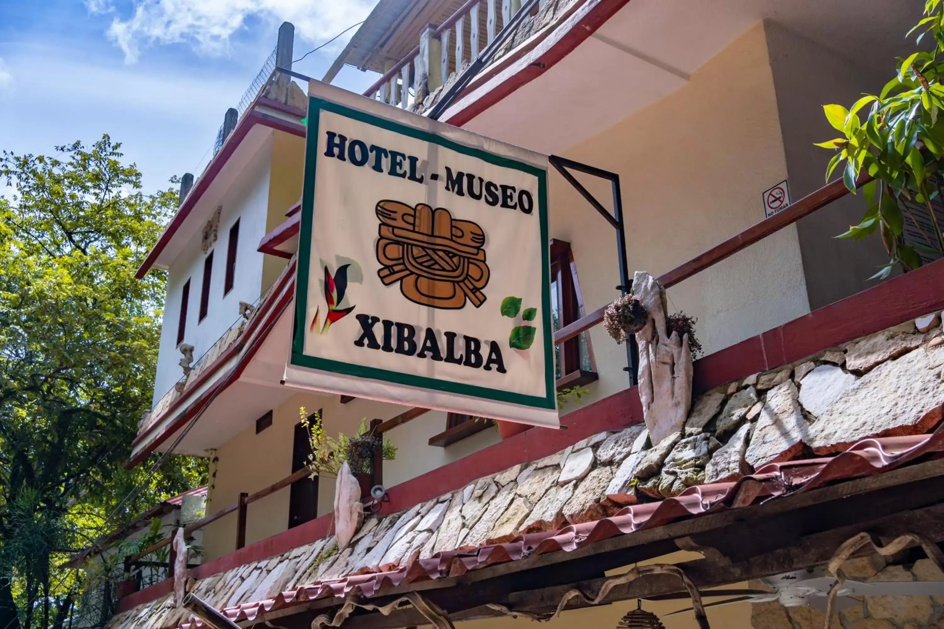 Property Logo/Sign in Hotel - Museo Xibalba