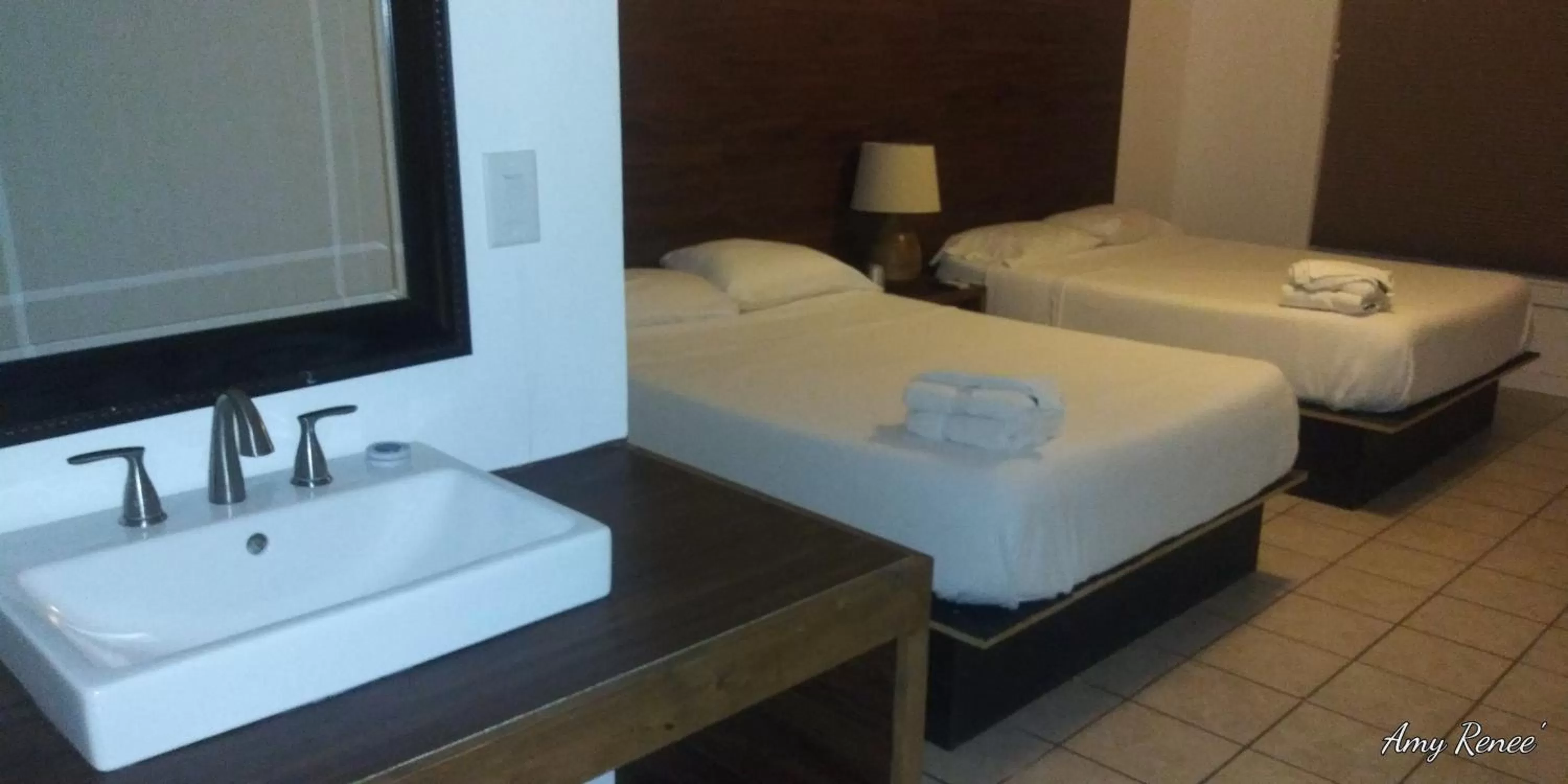 Bed in Banana Peel Resort