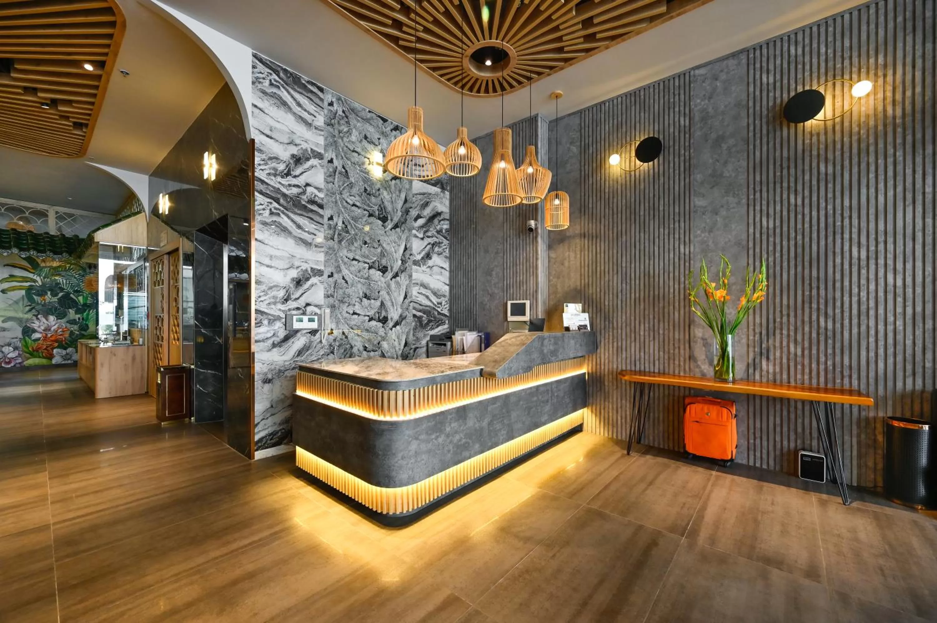 Lobby or reception in La Opera Saigon Hotel