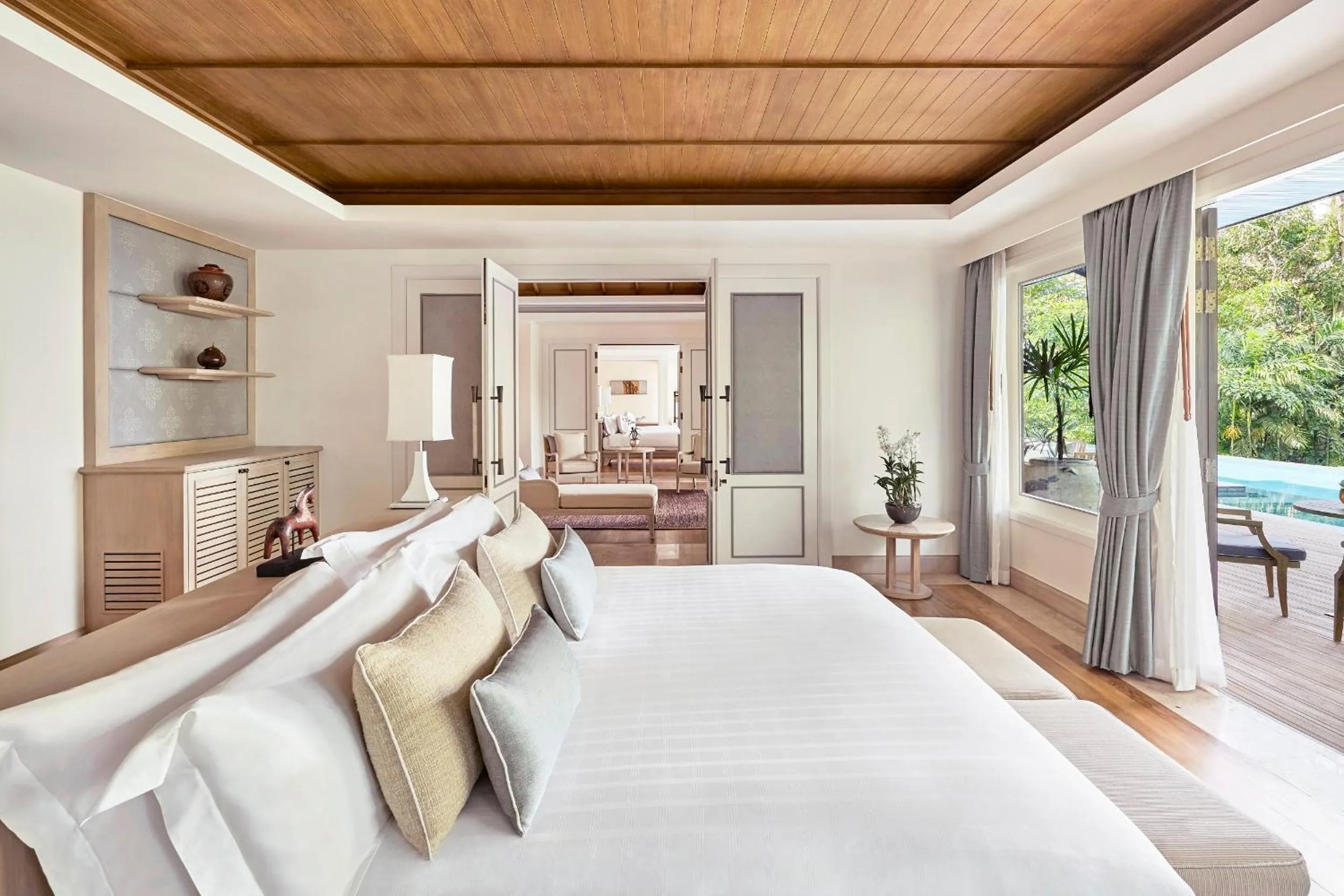 Bedroom, Bed in Trisara Villas & Residences Phuket