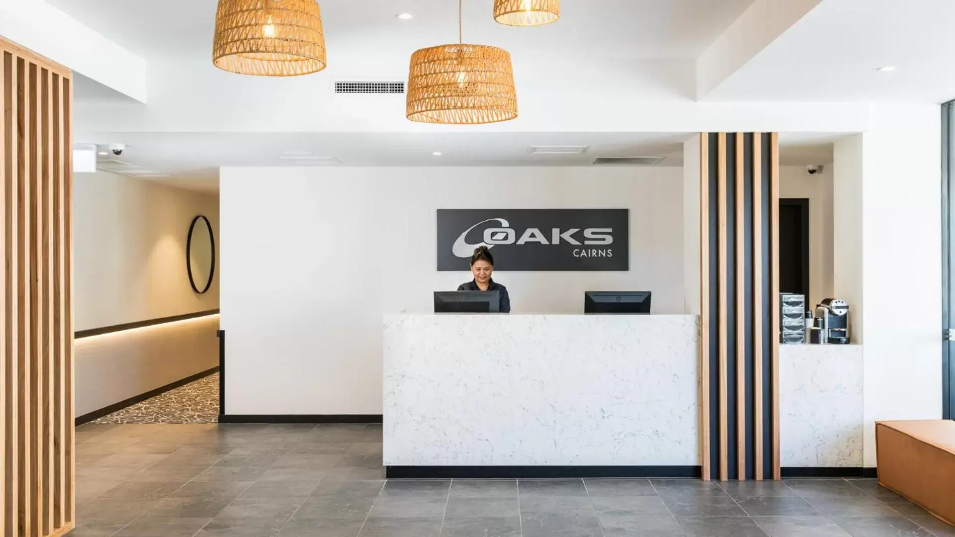 Lobby or reception in Oaks Cairns Hotel