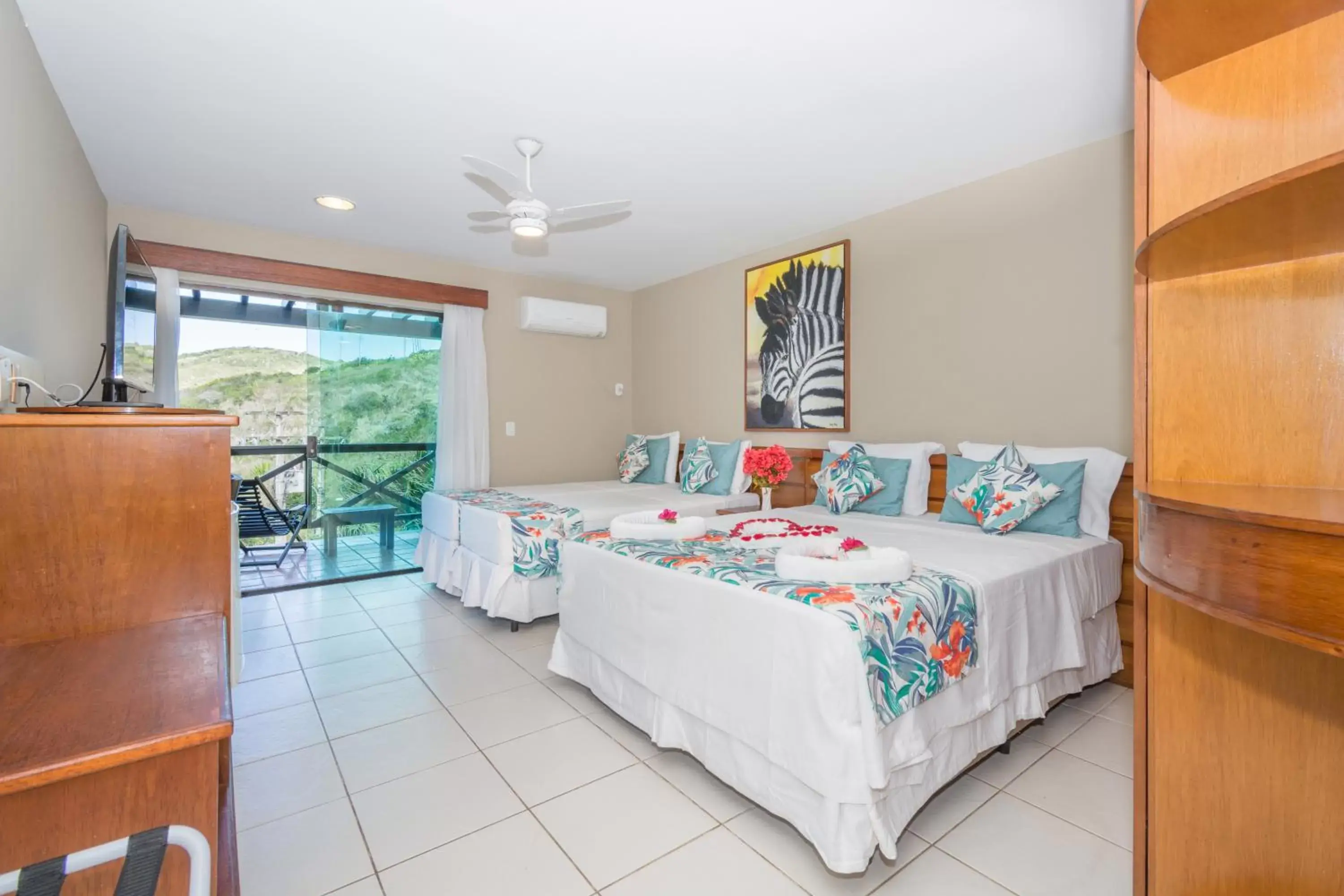 Bed in Hotel Pousada Brava Club Bed in Hotel Pousada Brava Club