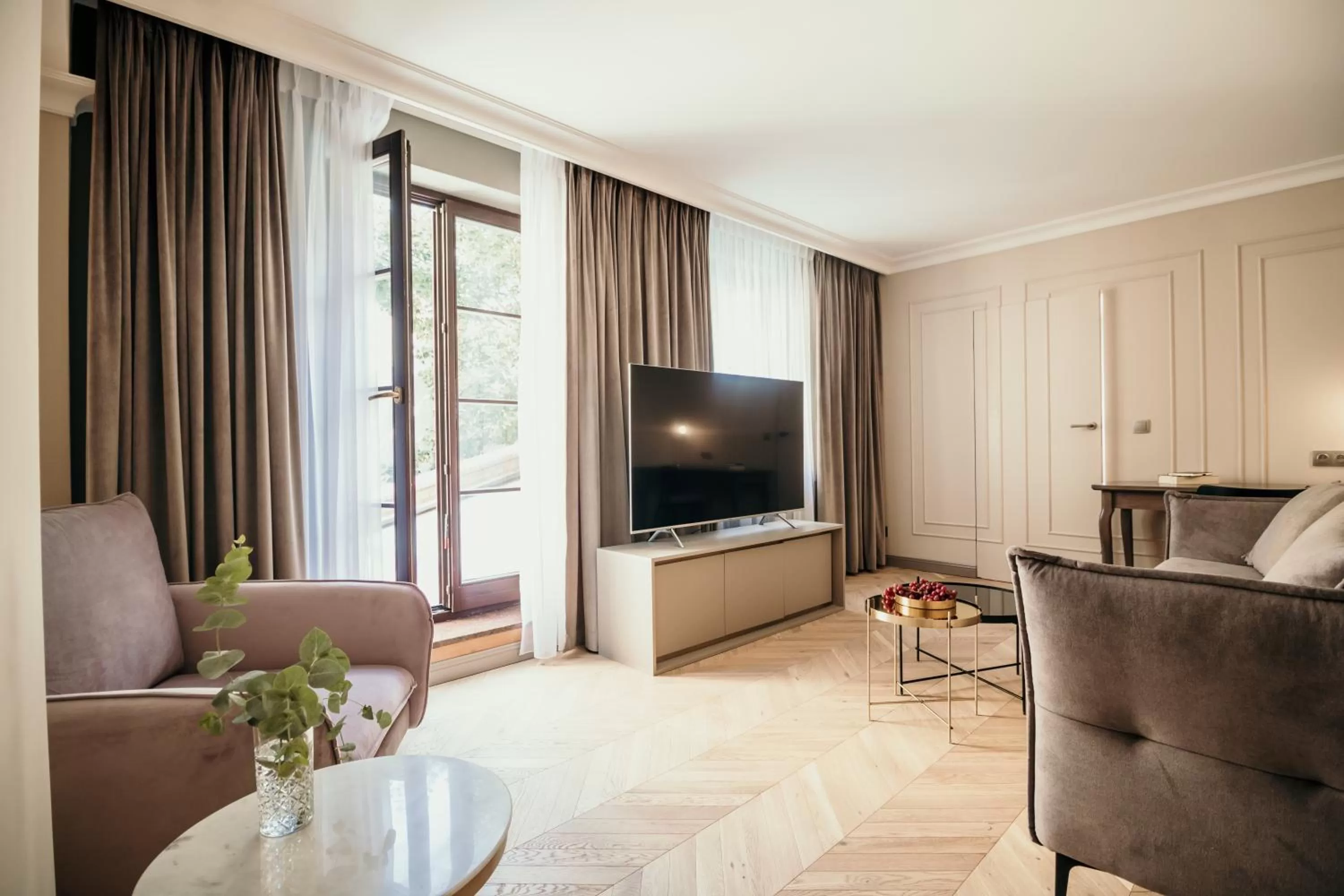 Living room in Apartamenty Małe Garbary