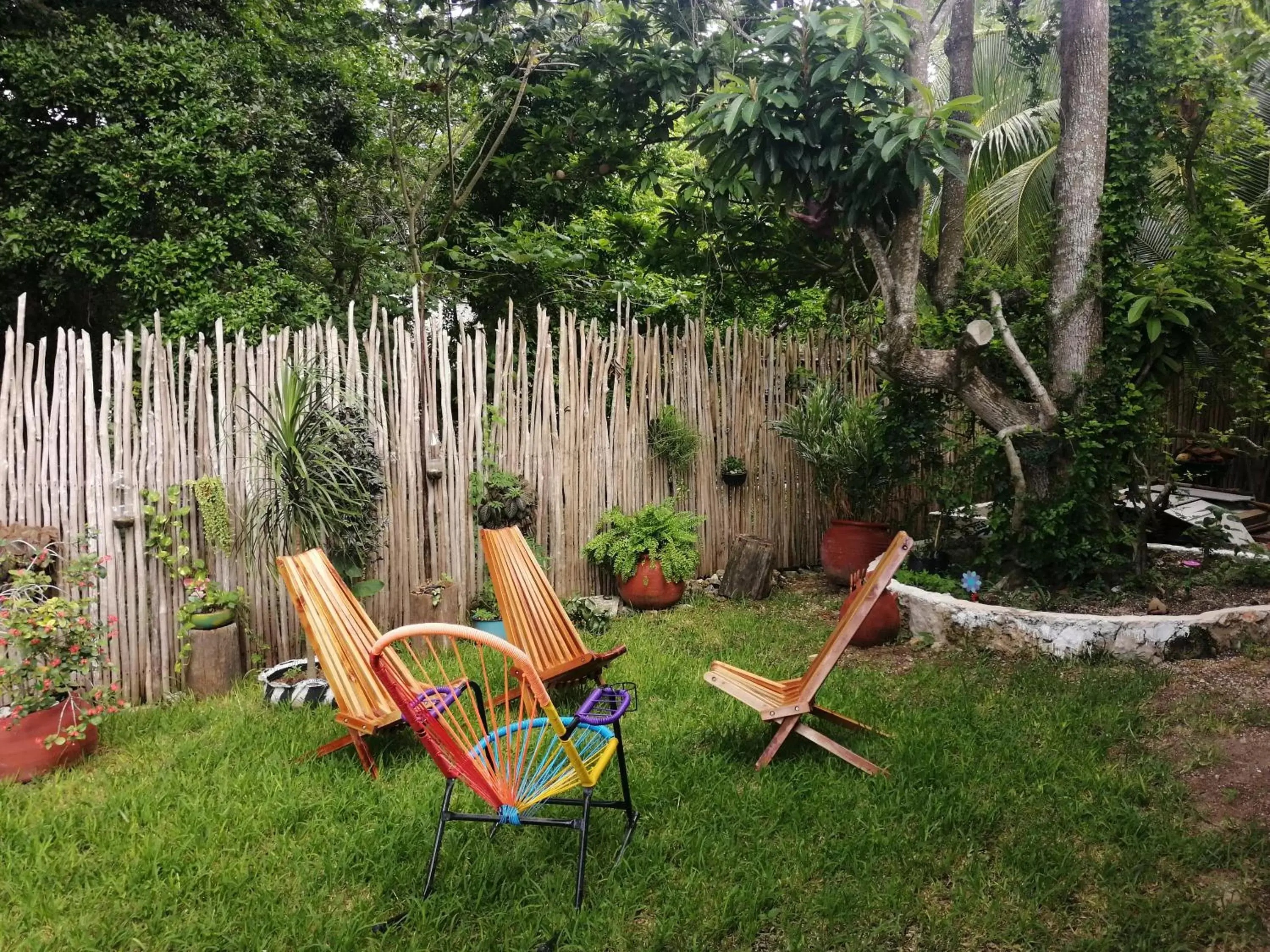 Garden in Casa CheJum Bacalar