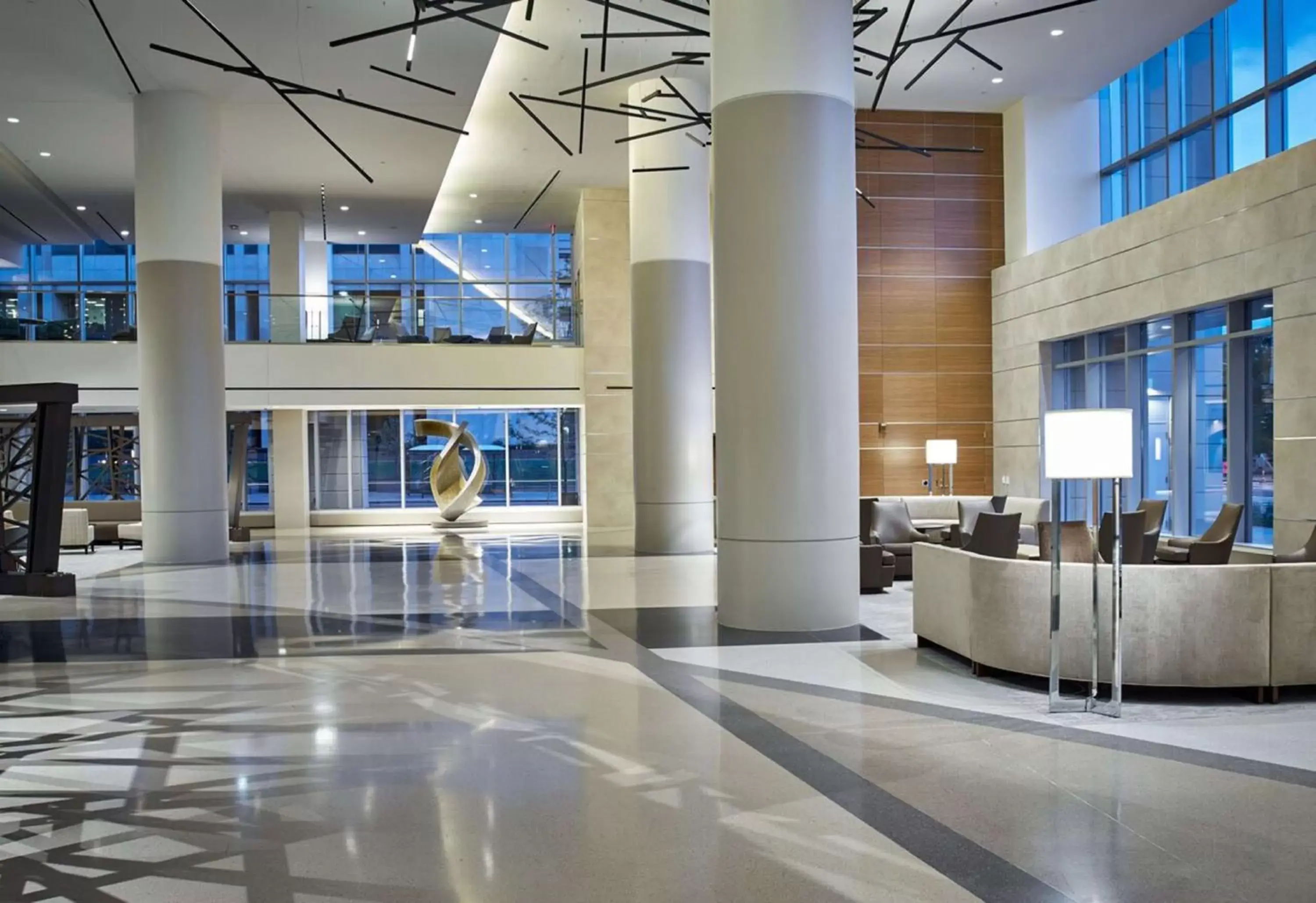 Lobby or reception in Hilton Cleveland Downtown Lobby or reception in Hilton Cleveland Downtown