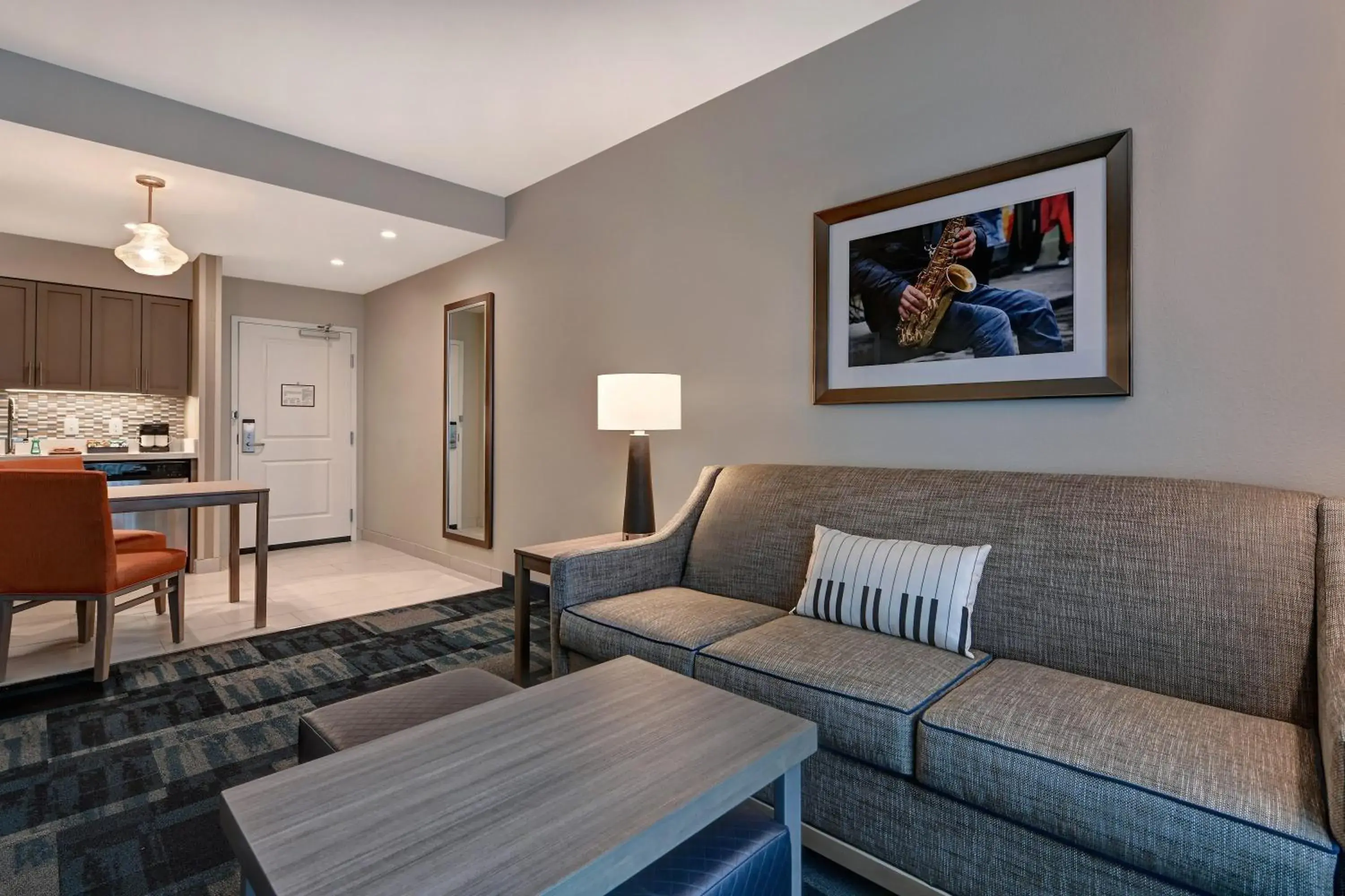 Living room in Homewood Suites By Hilton Austin/Cedar Park-Lakeline, Tx