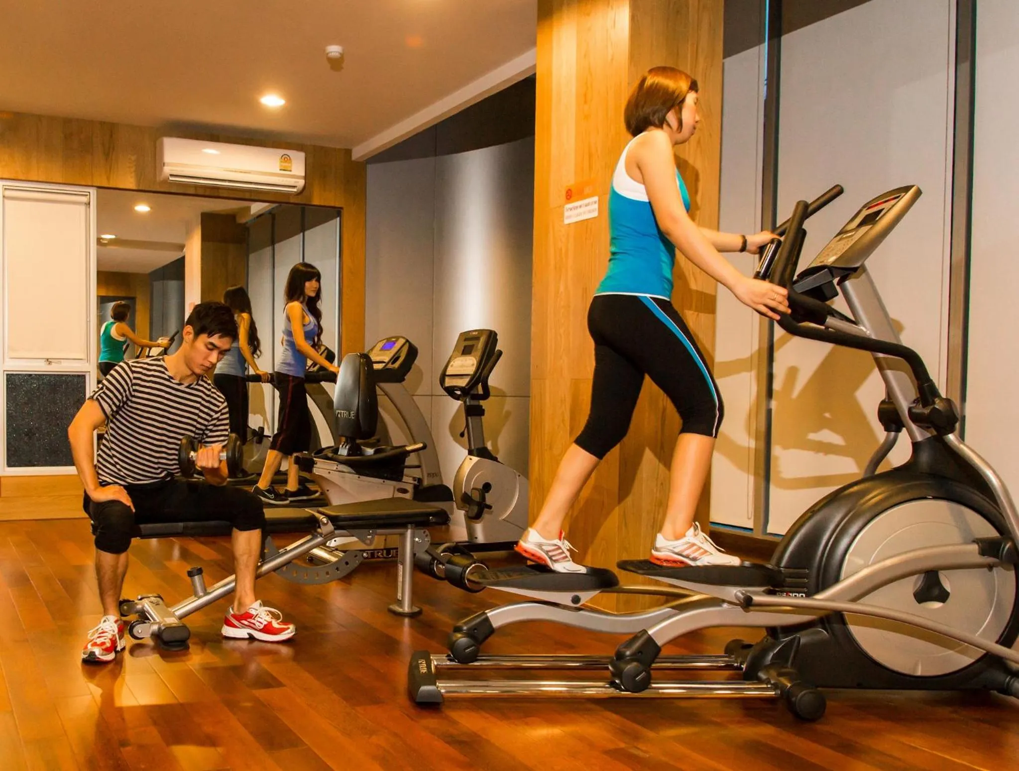 Fitness centre/facilities in BB Garden Resort