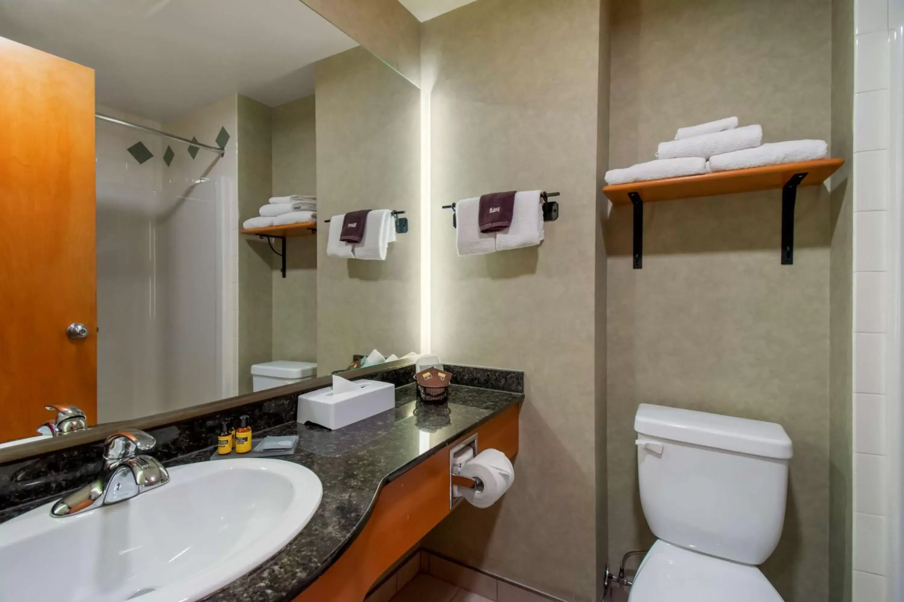 Bedroom, Bathroom in BEST WESTERN PLUS Valemount Inn & Suites