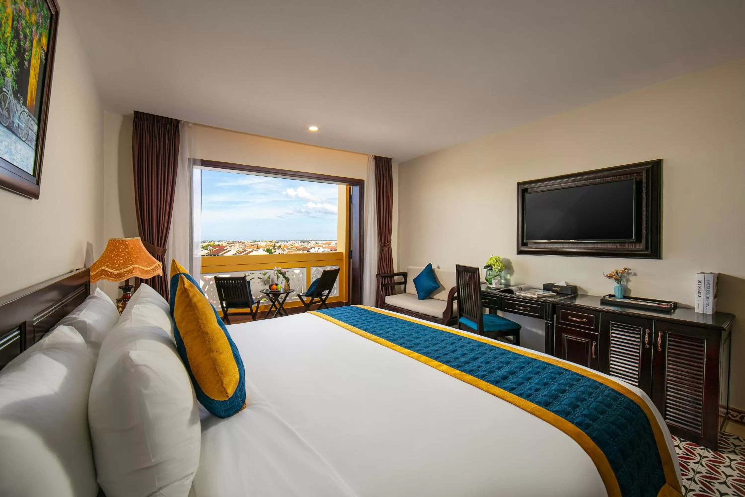 Bedroom, Bed in La Charm Hoi An Hotel & Spa