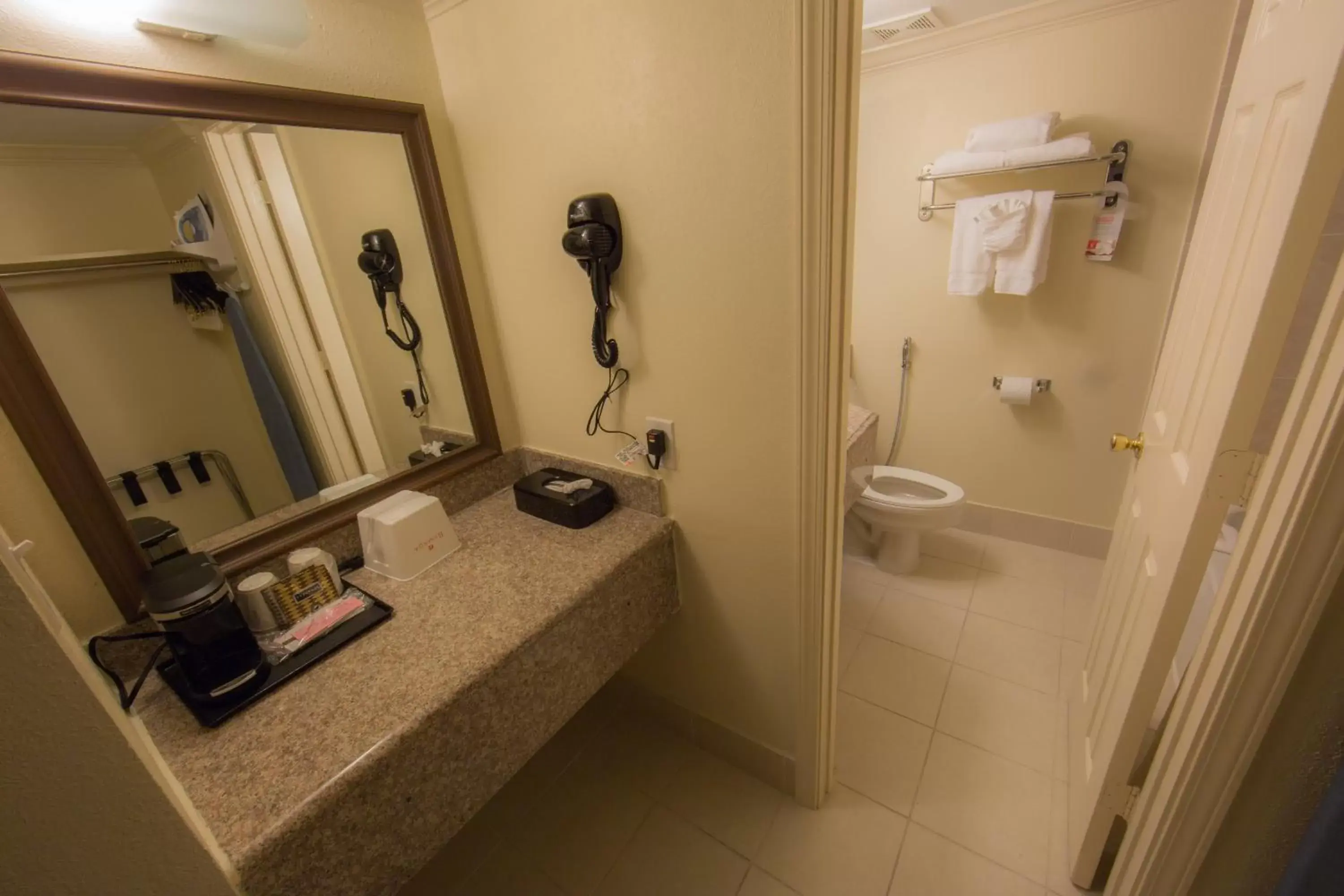 Bathroom in Ramada by Wyndham Houston Intercontinental Airport East