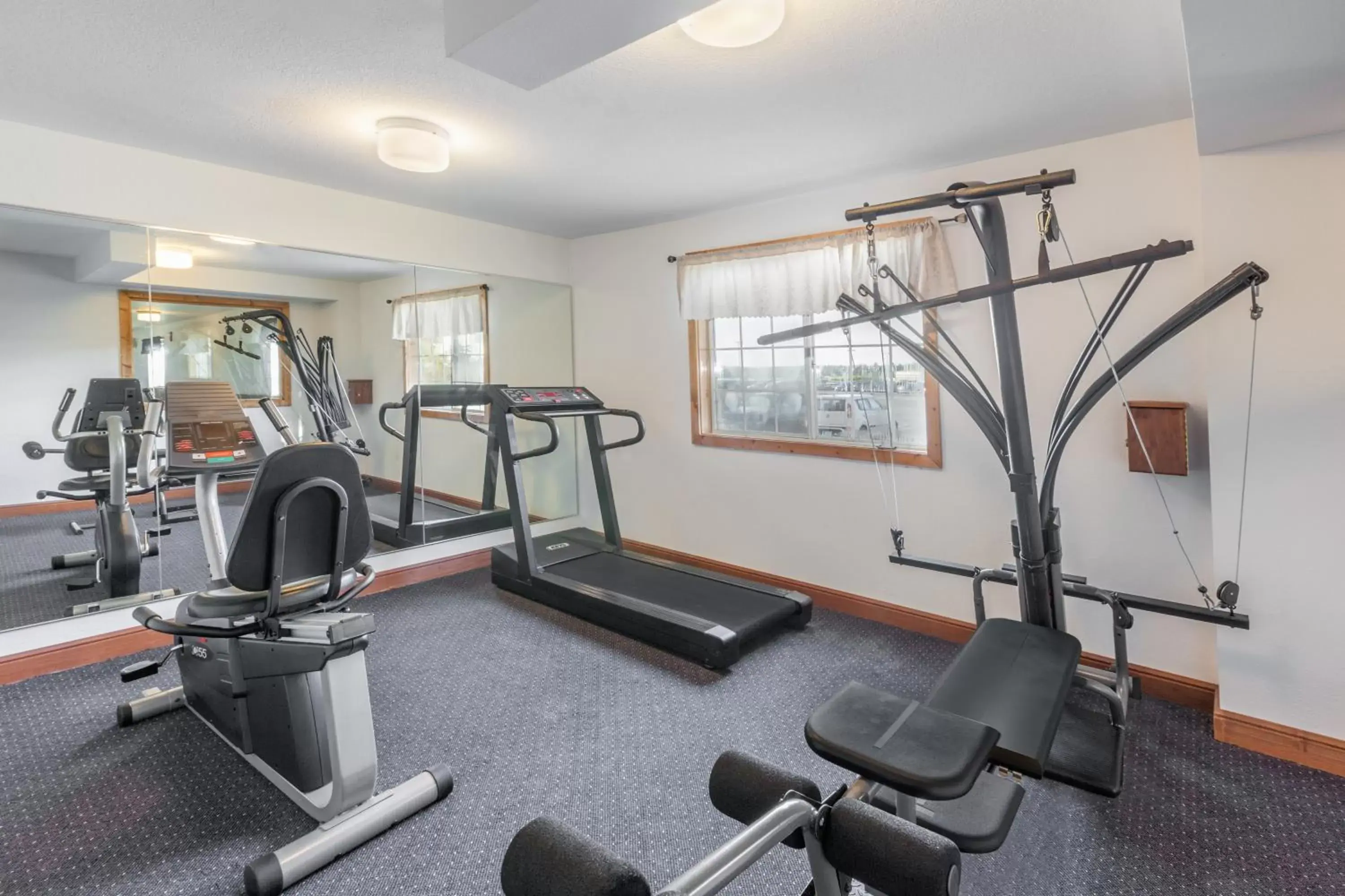 Fitness Center/Facilities in Ramada by Wyndham Mackinaw City Waterfront