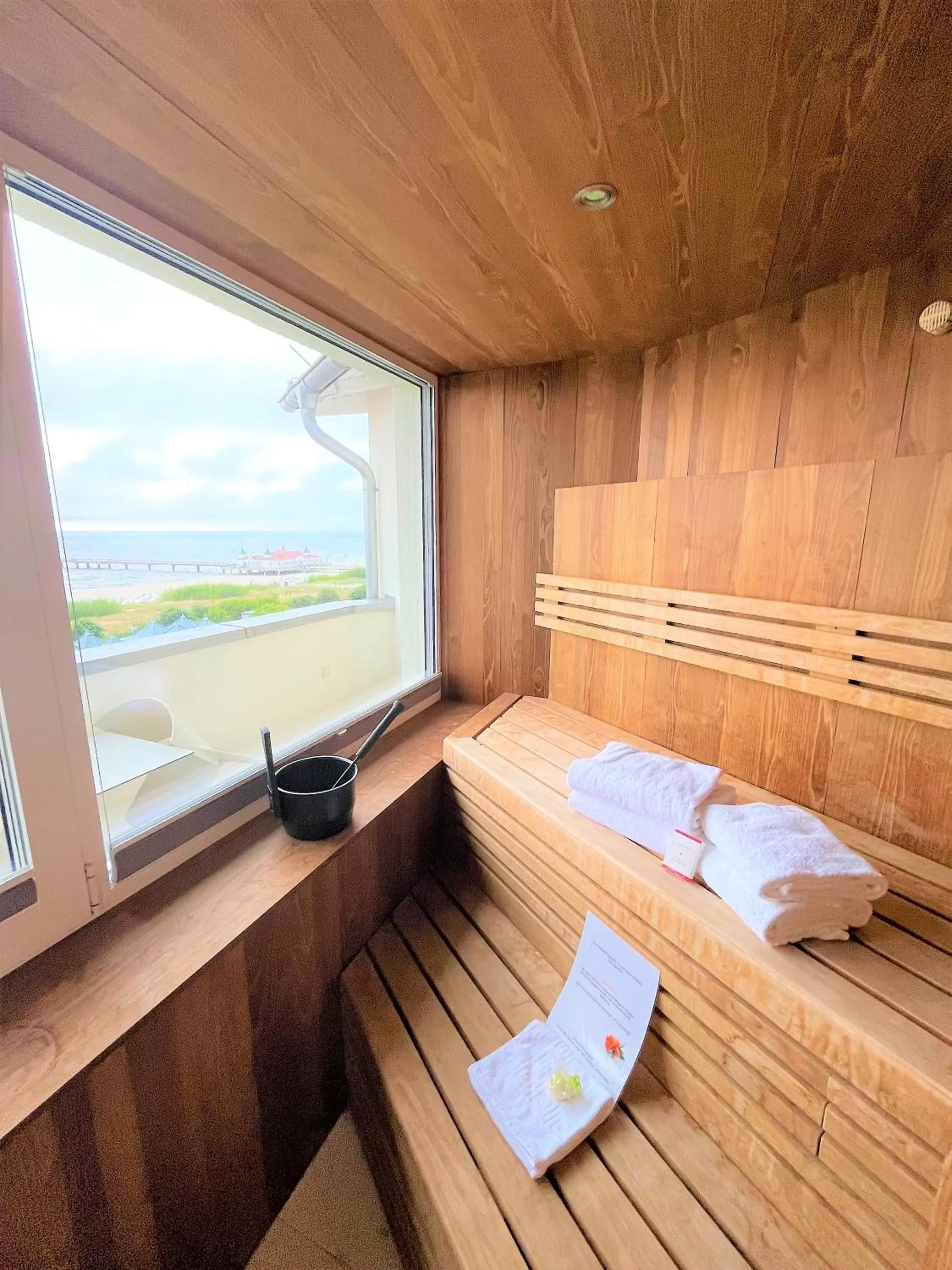 Sauna in Das Ahlbeck Hotel & SPA