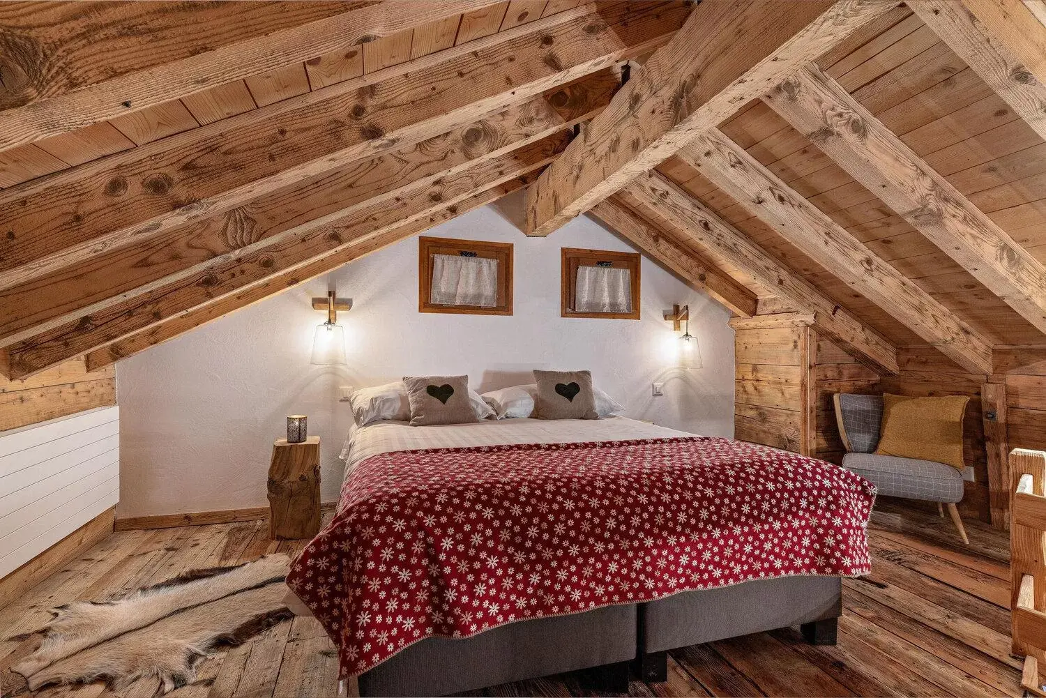 Bedroom, Bed in Les Mazots du Clos